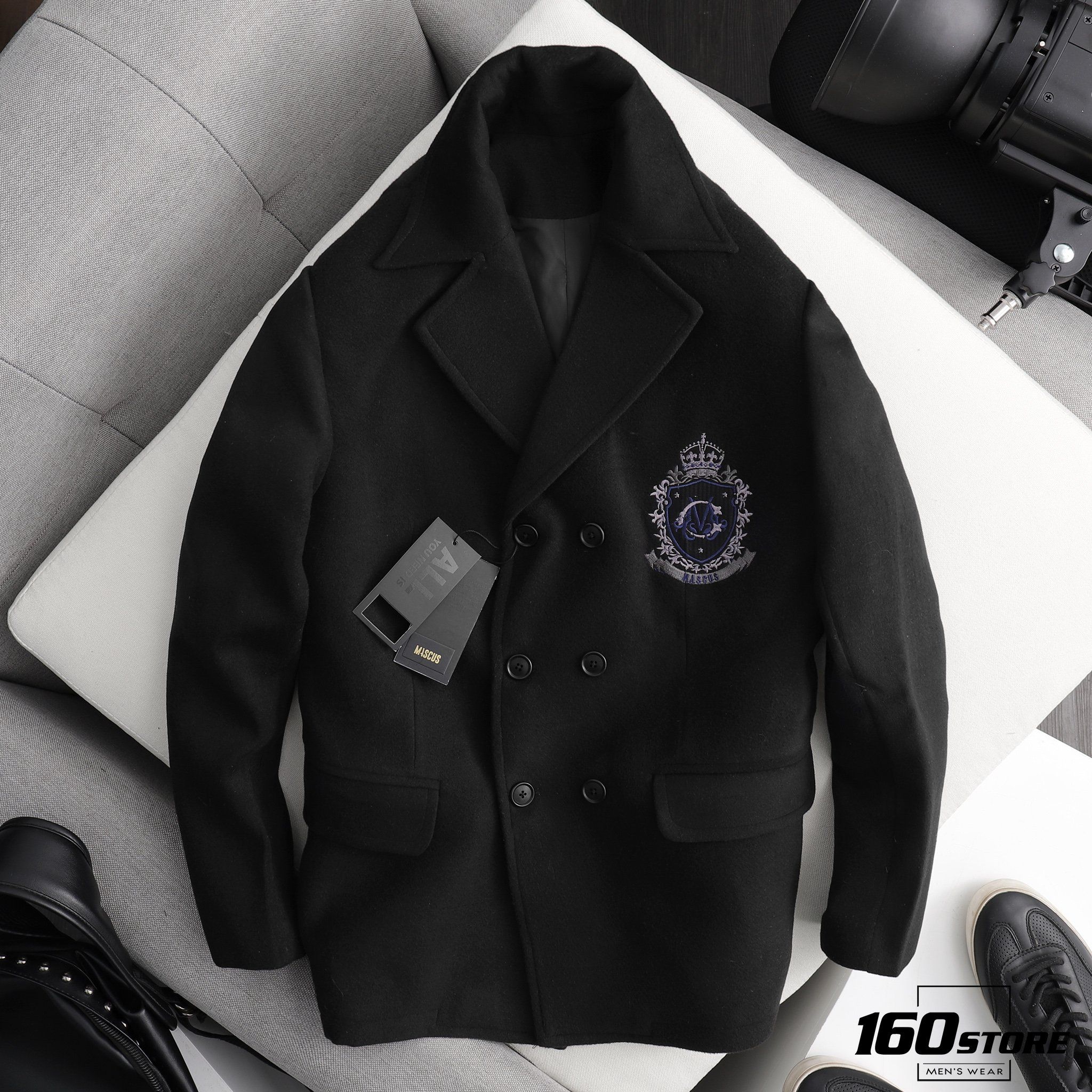 Áo khoác MASCUS Wool Peacoat