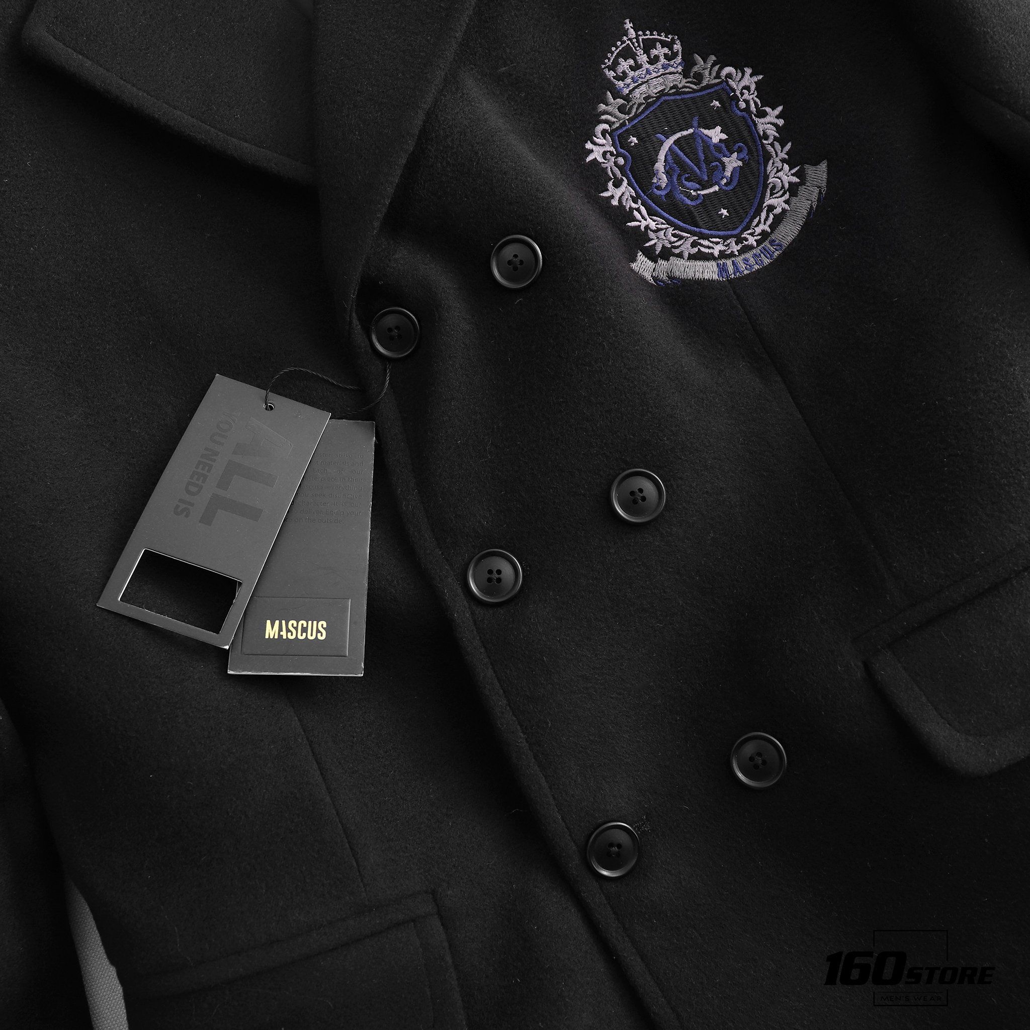 Áo khoác MASCUS Wool Peacoat