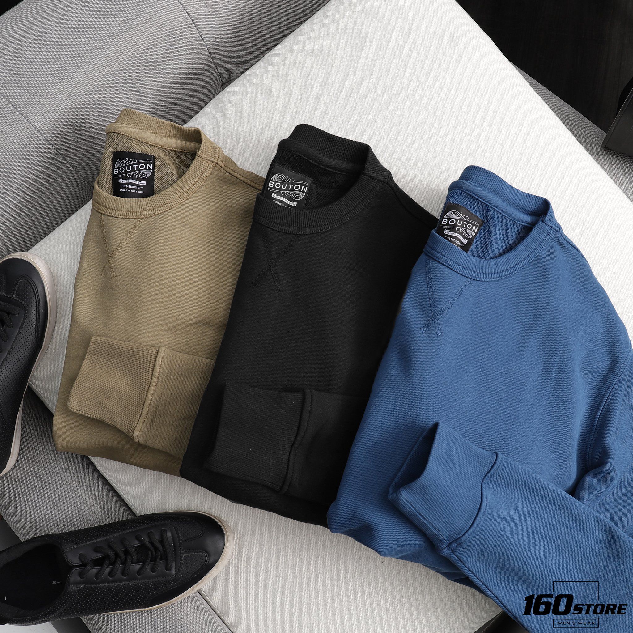 Áo nỉ (sweatshirt) BOUTON dry coloring