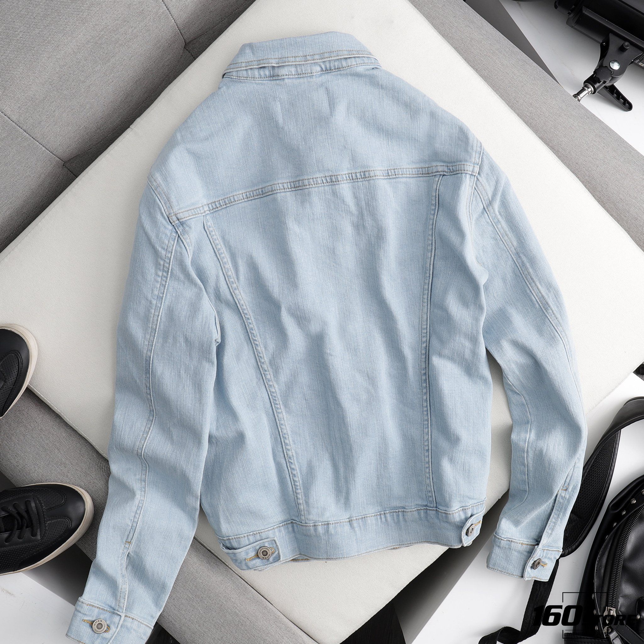 Áo khoác jeans NOMOUS ESSENTIALS light blue