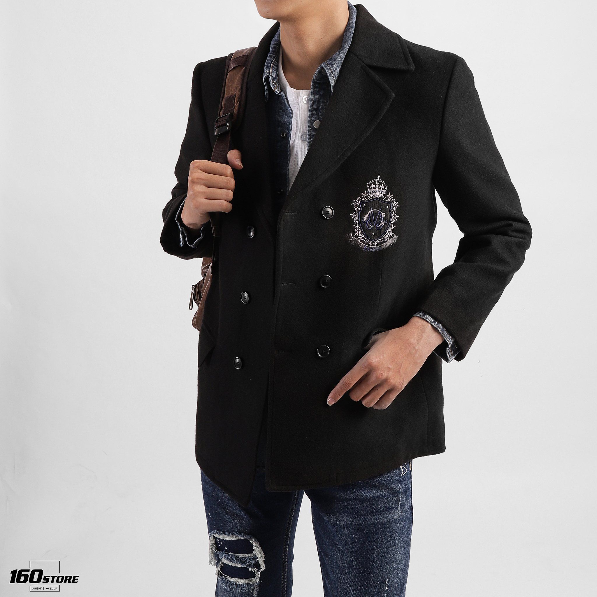 Áo khoác MASCUS Wool Peacoat