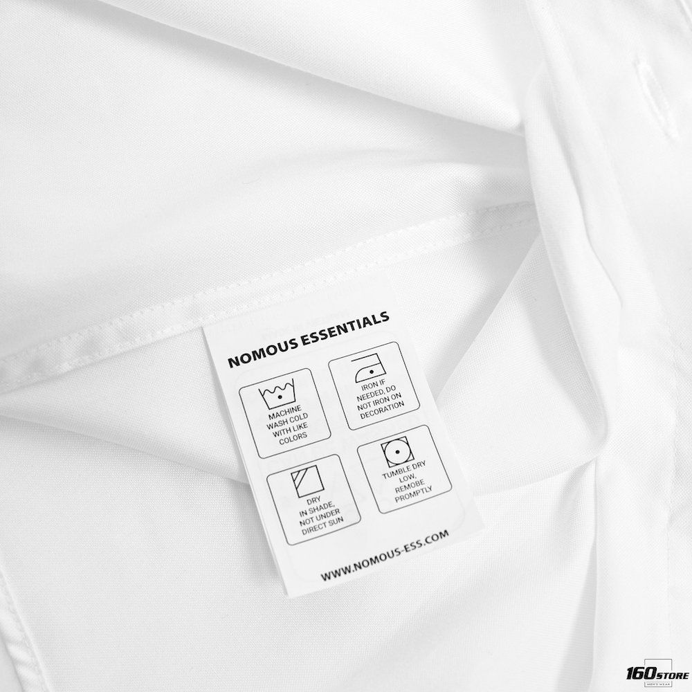 Áo sơmi NOMOUS ESSENTIALS white slim (TN)