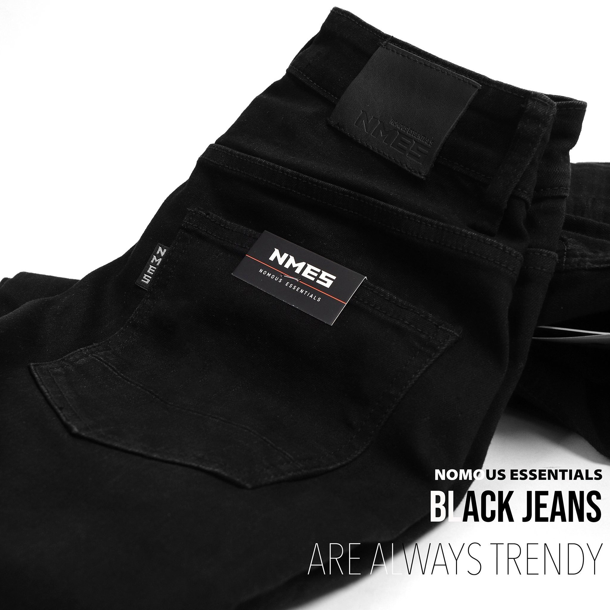 Quần jeans NOMOUS ESSENTIALS black skinny