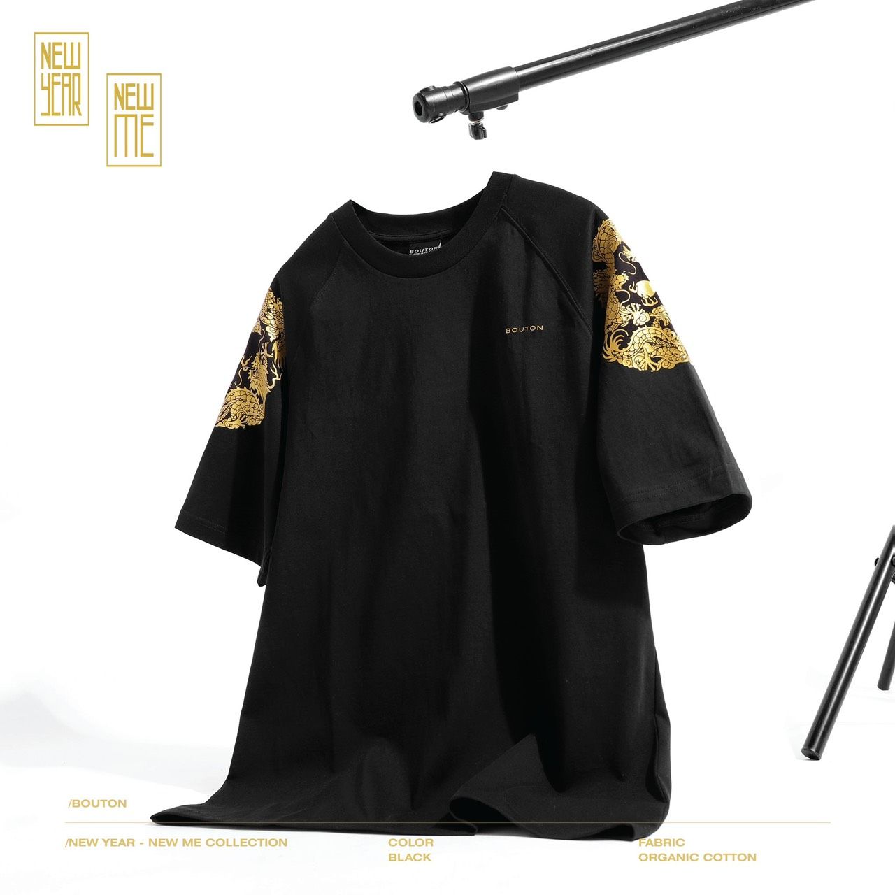 Áo thun BOUTON Dragon gold