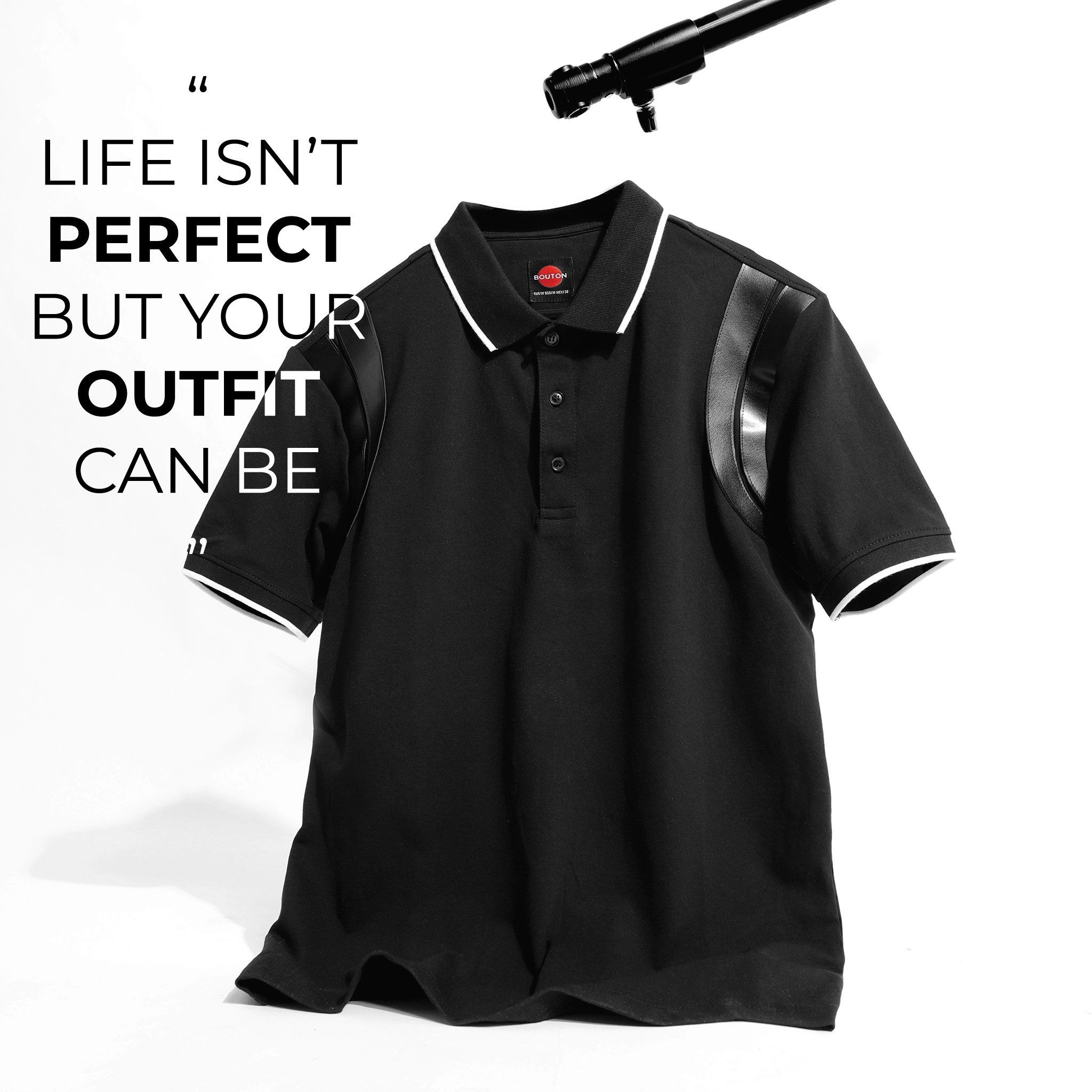 Áo polo BOUTON glossy ss21