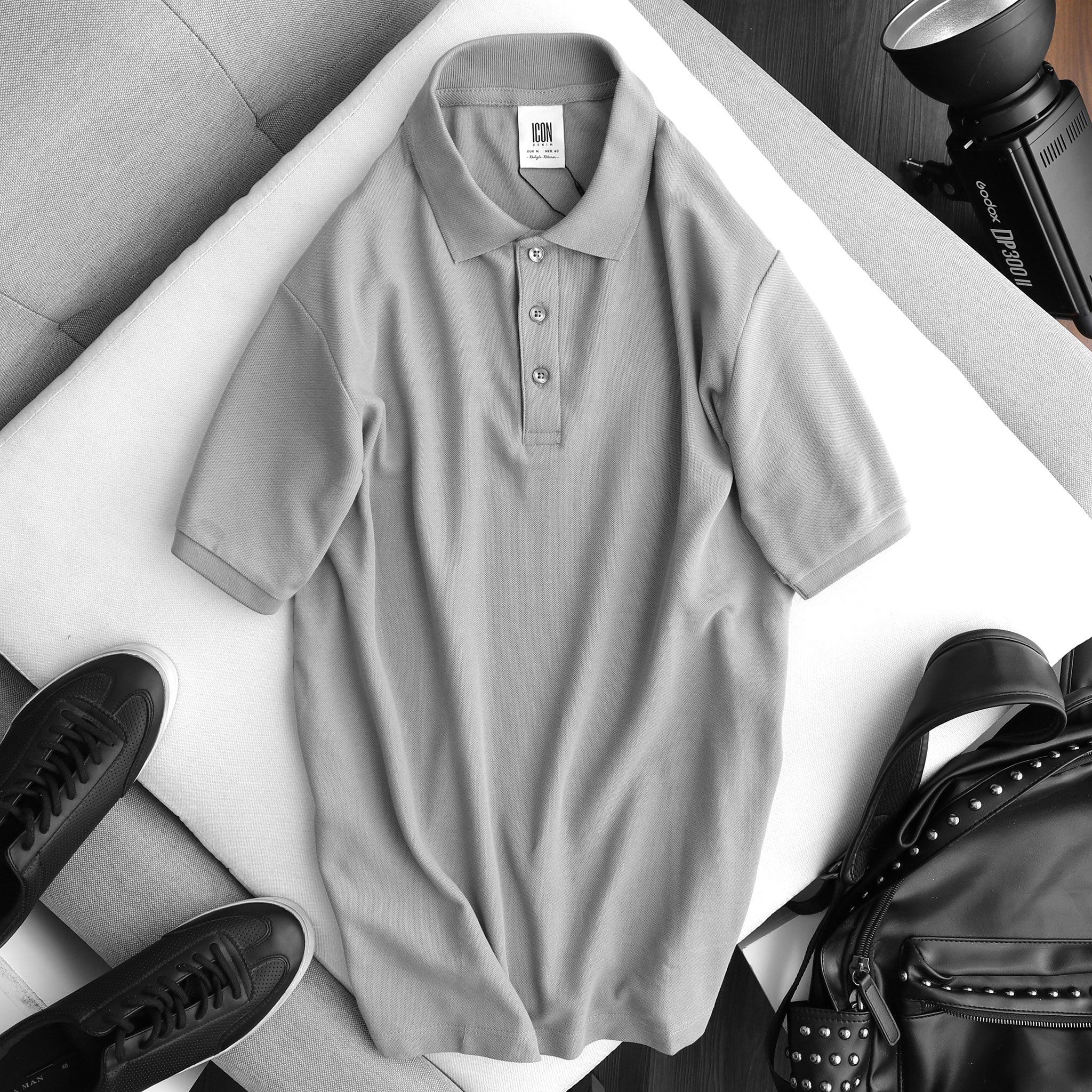 Áo Polo ICON DENIM basic ss20
