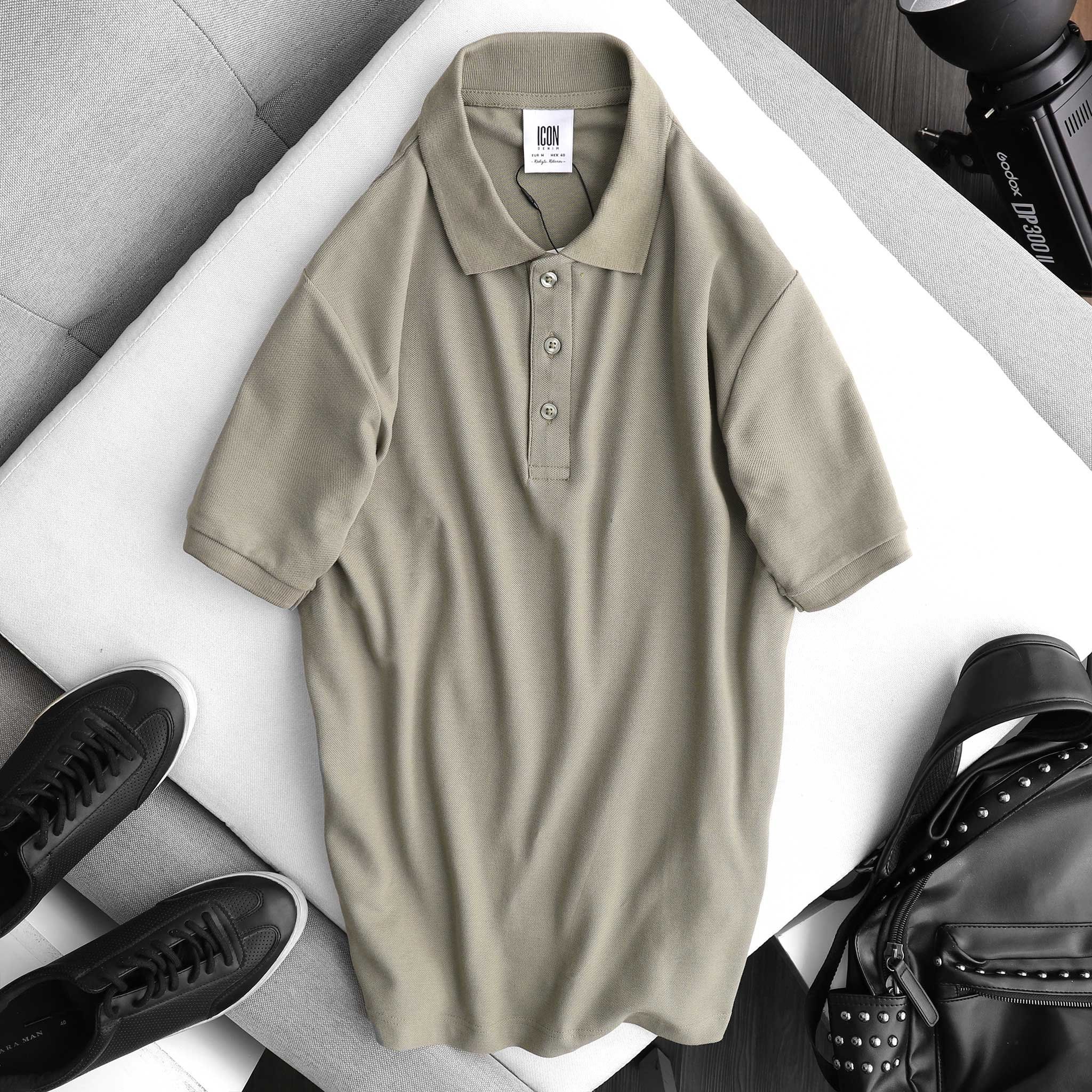 Áo Polo ICON DENIM basic ss20
