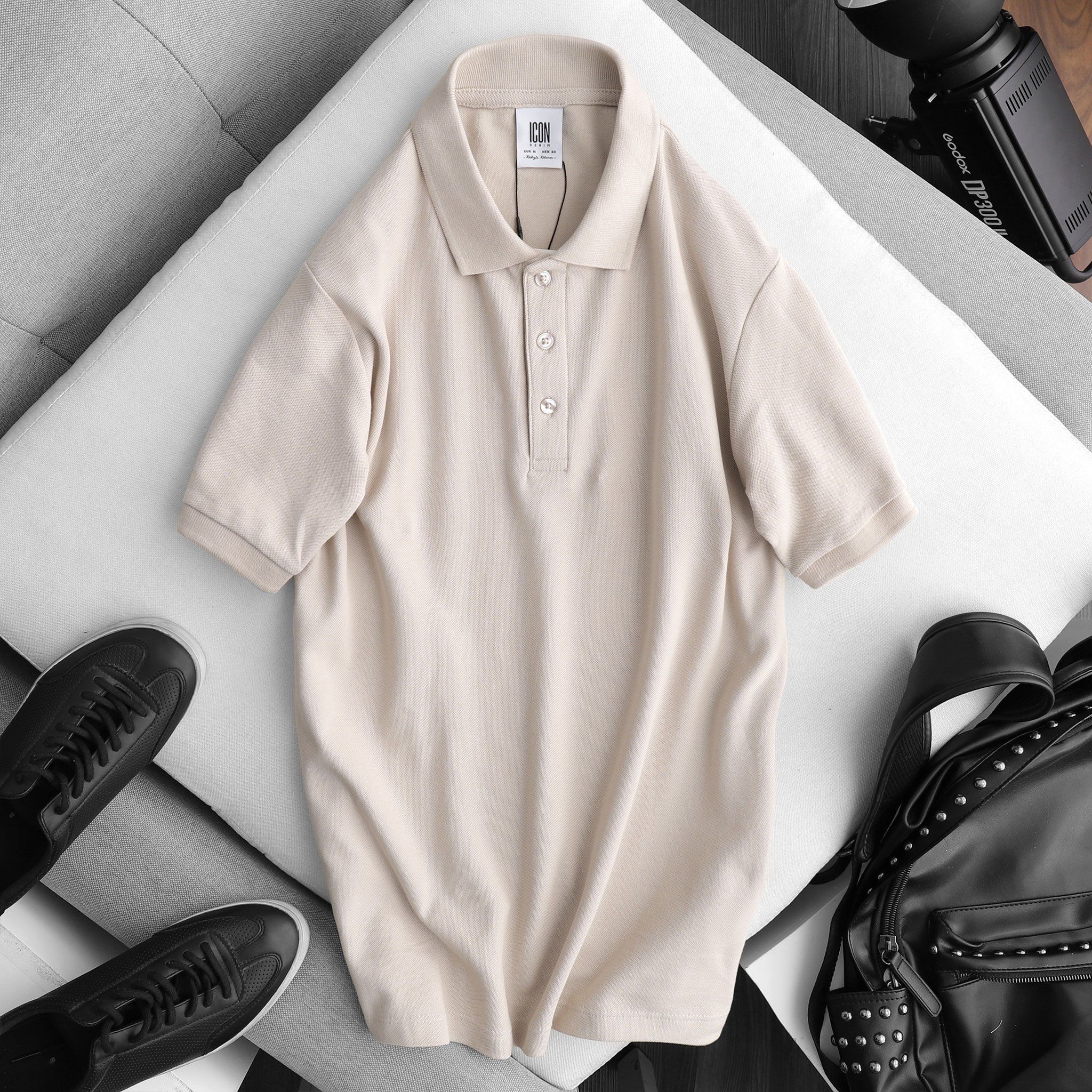 Áo Polo ICON DENIM basic ss20