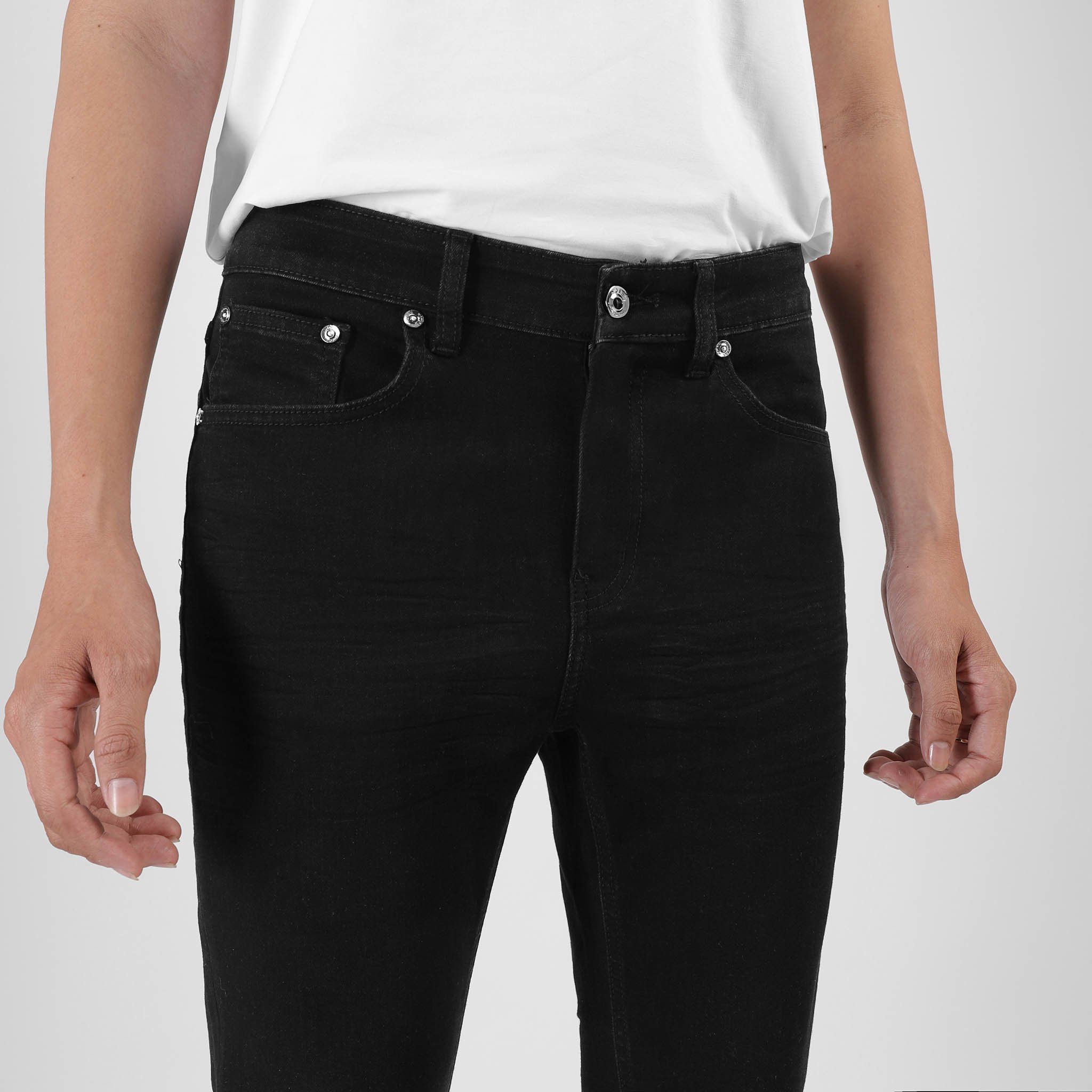 Quần jeans NOMOUS ESSENTIAL ripped black