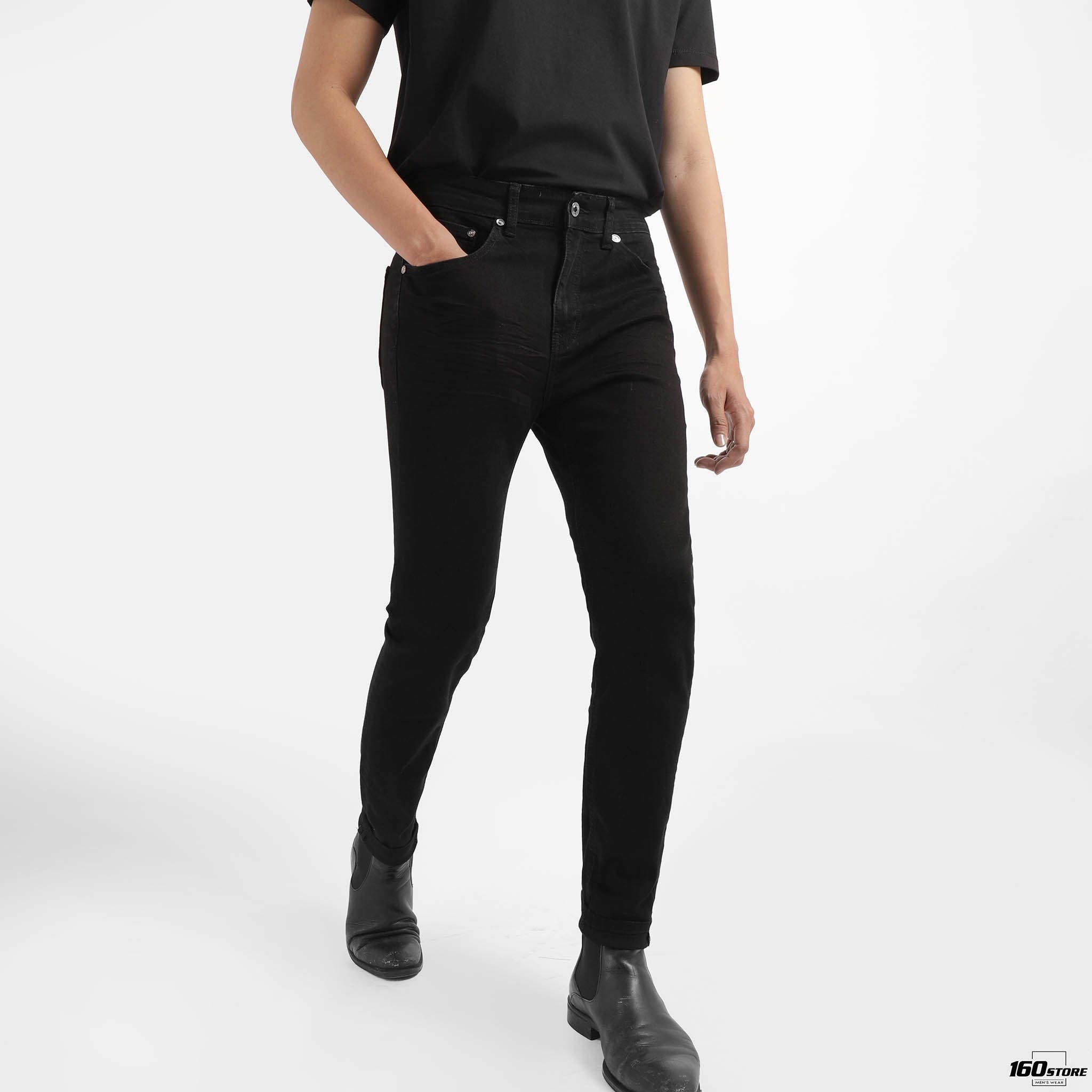 Quần jeans NOMOUS ESSENTIALS black skinny