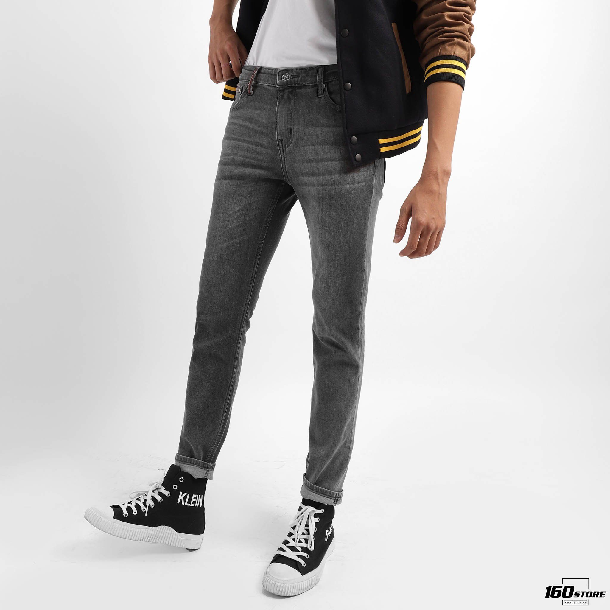 Quần jeans BOUTON Gray wash Skinny