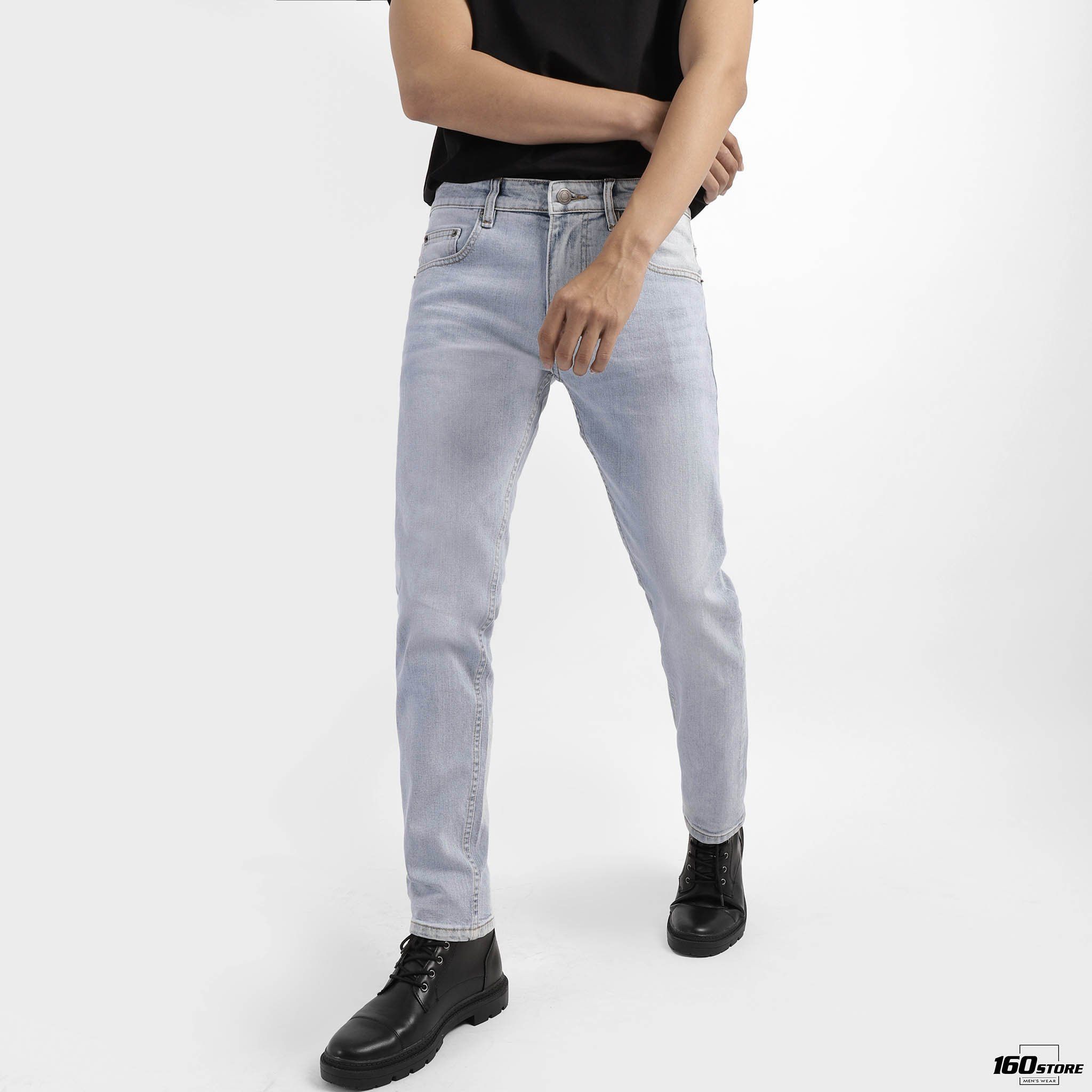 Quần jeans P.B light blue Comfort