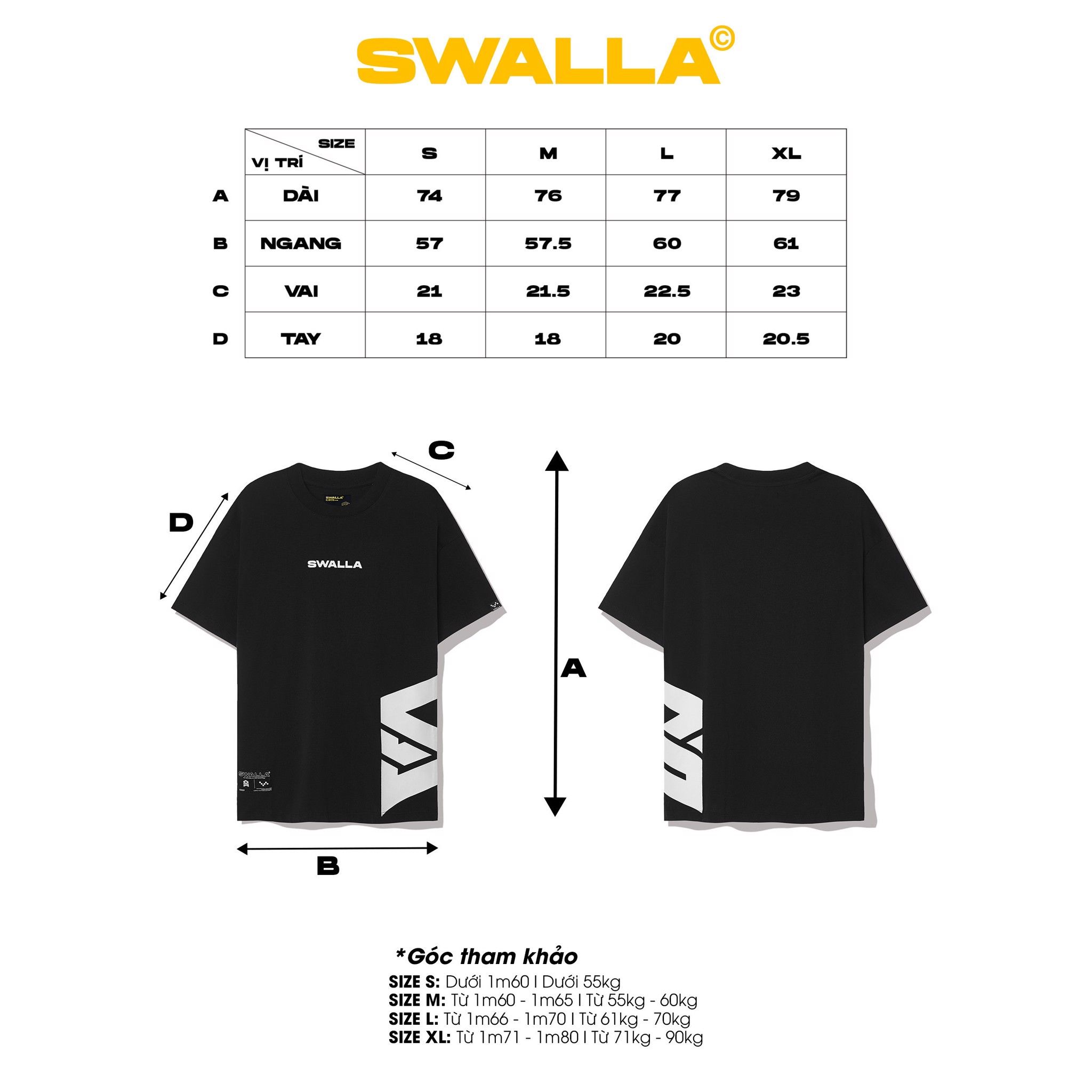 Áo thun SWALLA W BIG LOGO