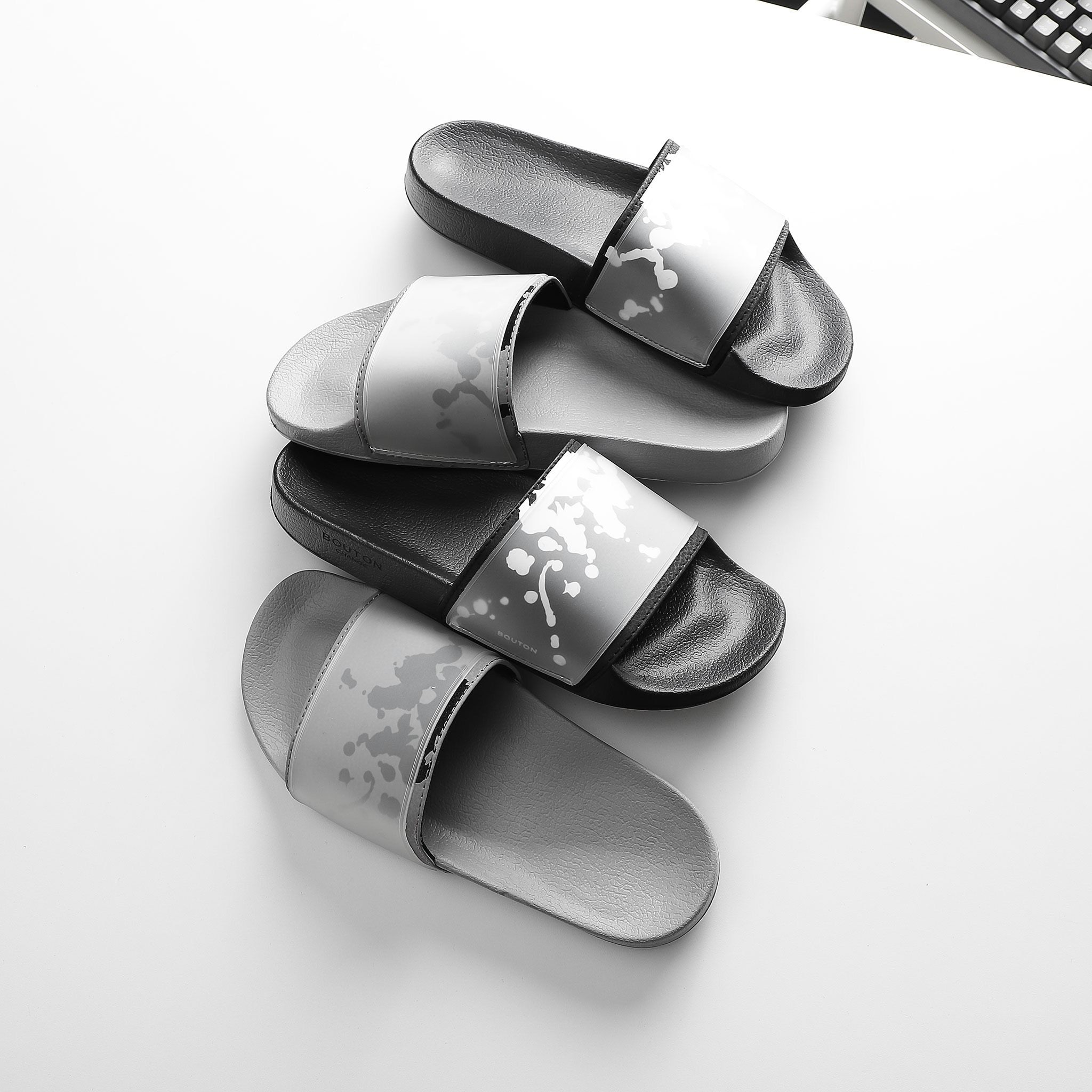 Dép BOUTON Paint Splatter Effect Sliders