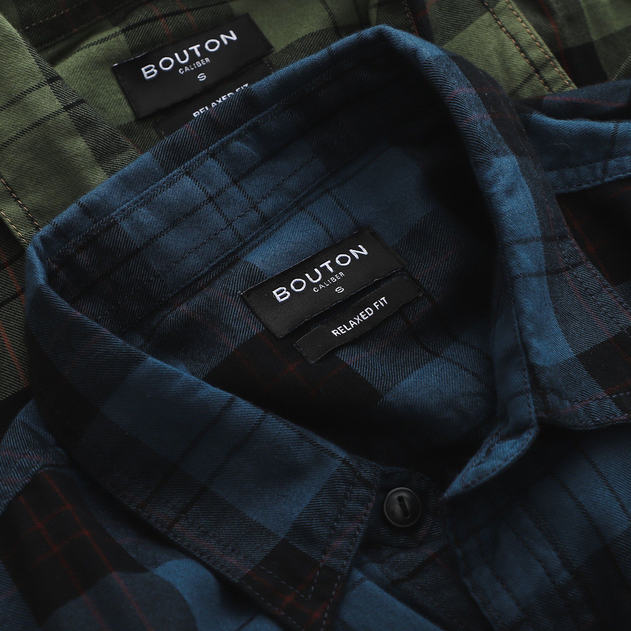 Áo sơmi BOUTON flannel caro