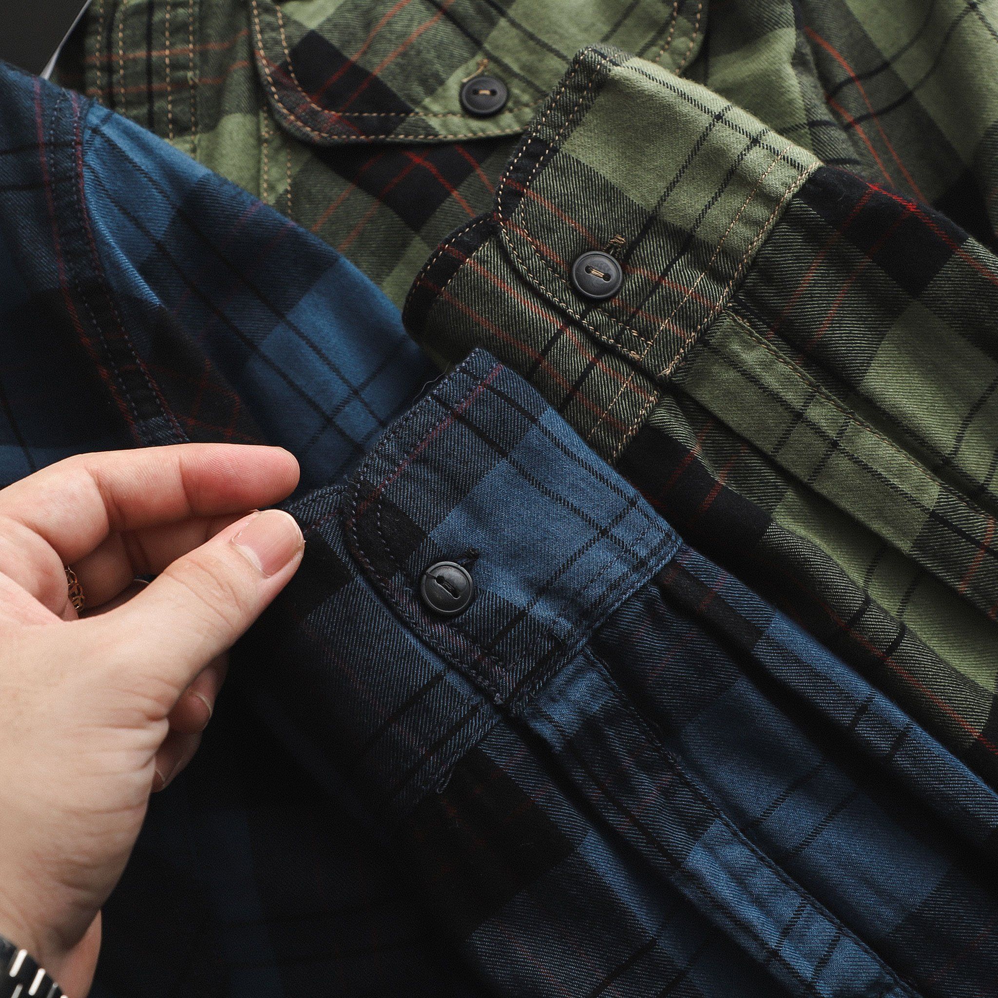 Áo sơmi BOUTON flannel caro