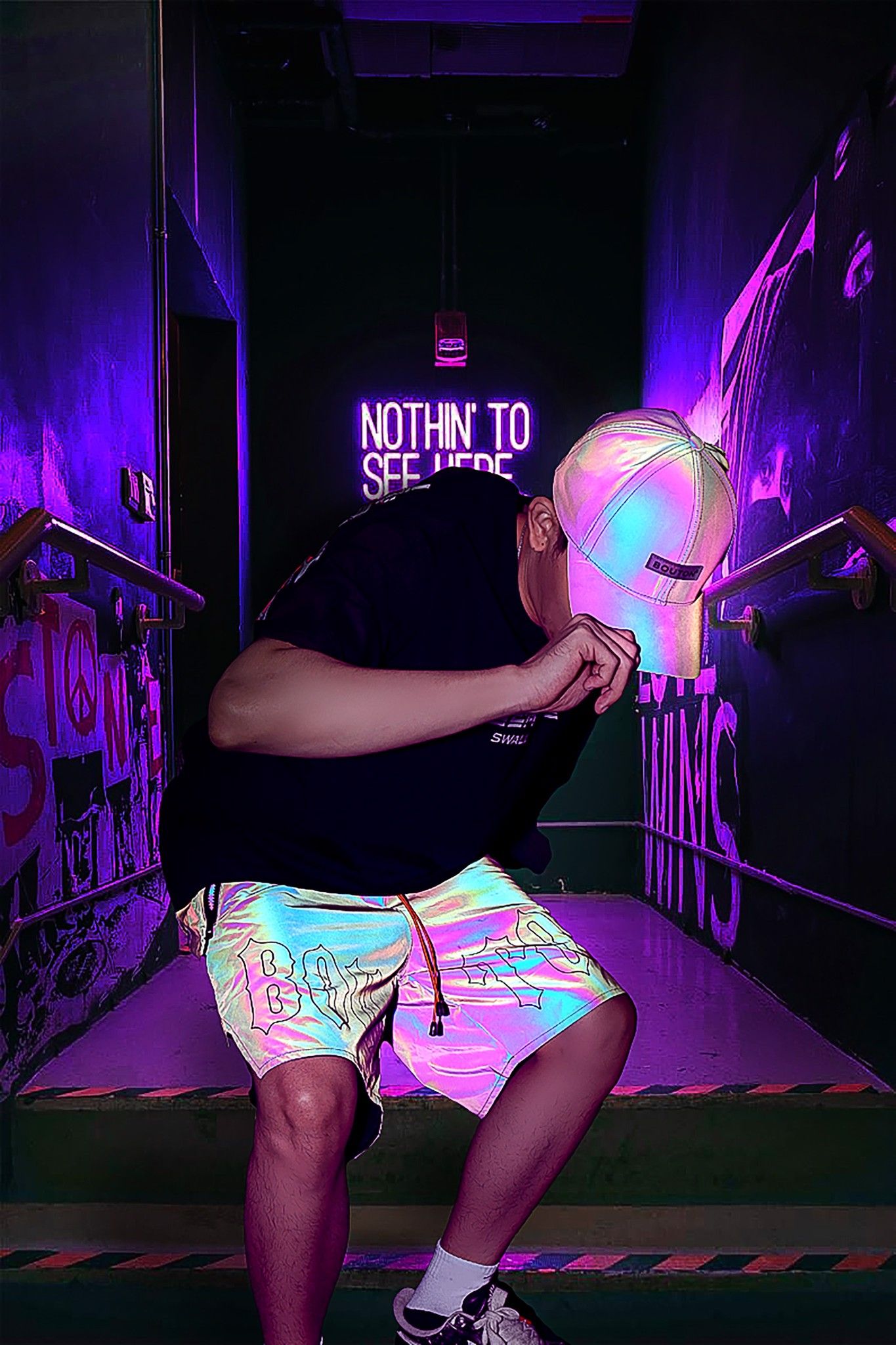 Quần short BOUTON reflective