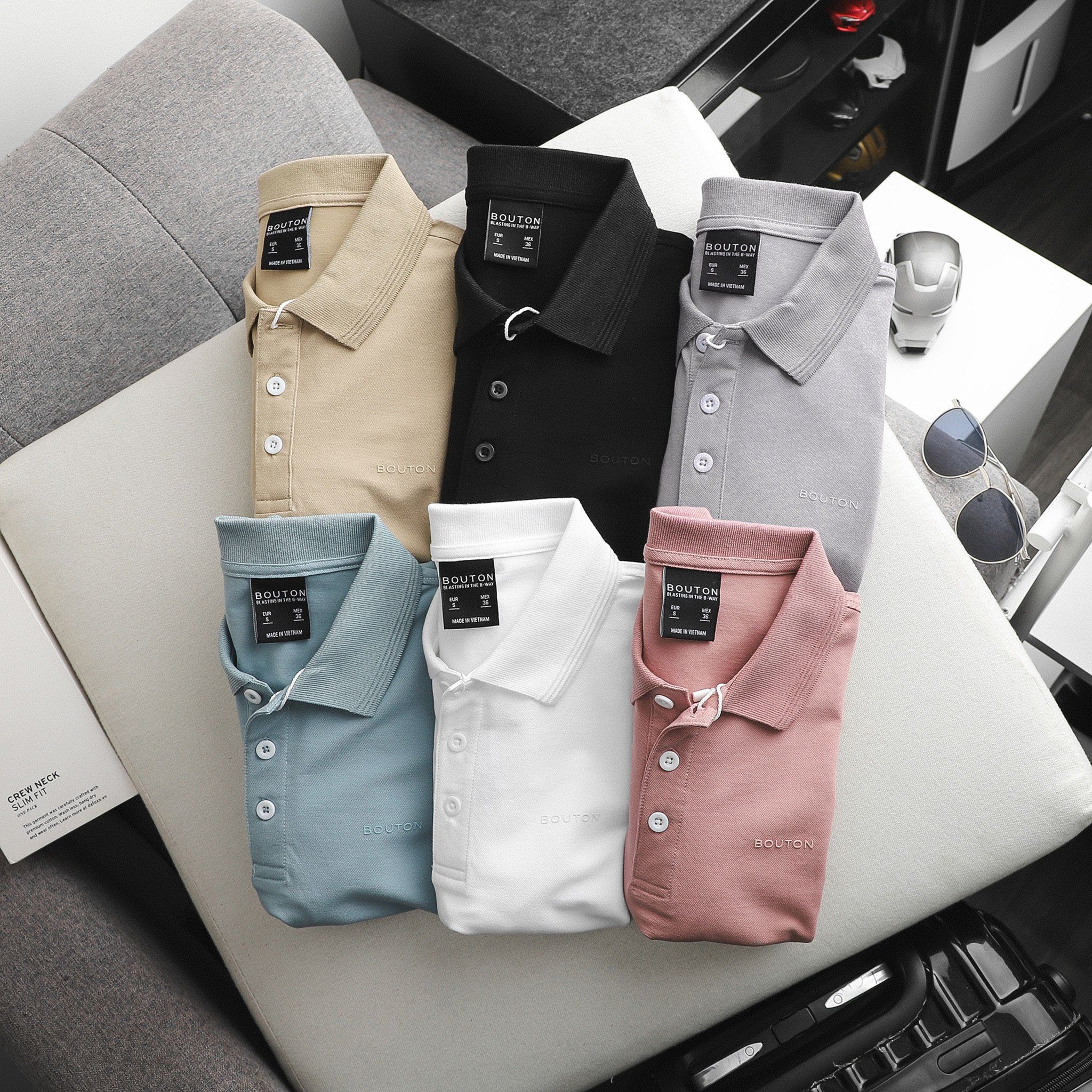 Áo polo BOUTON basic ss21