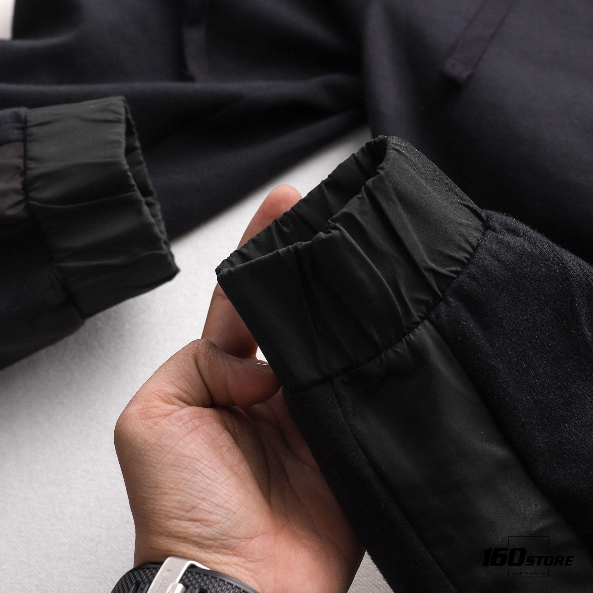 Quần jogger BOUTON phối sọc