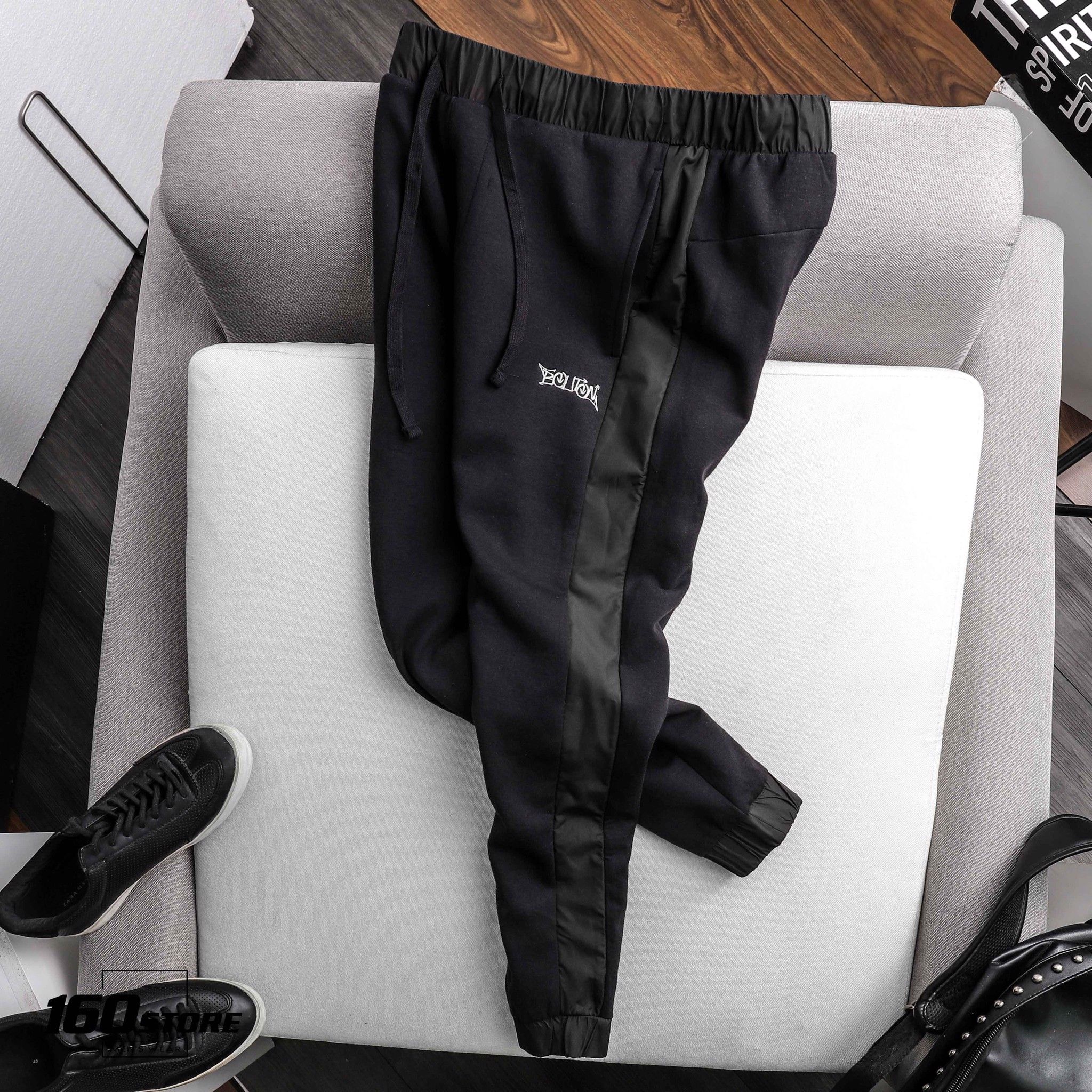Quần jogger BOUTON phối sọc
