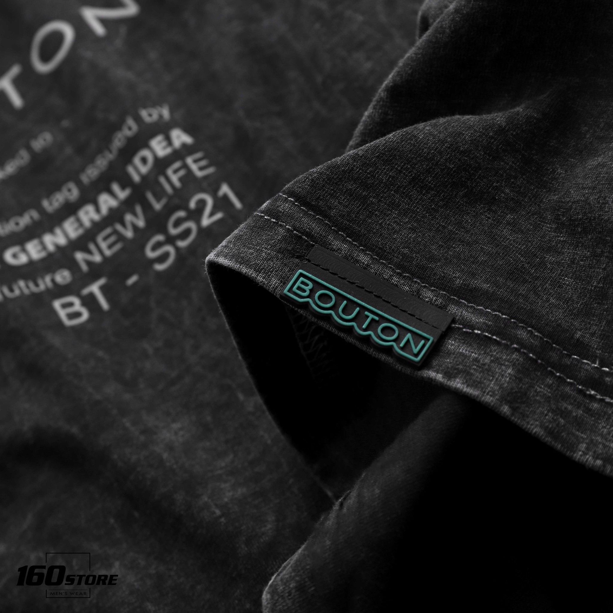 Áo thun BOUTON STANDARD wash acid