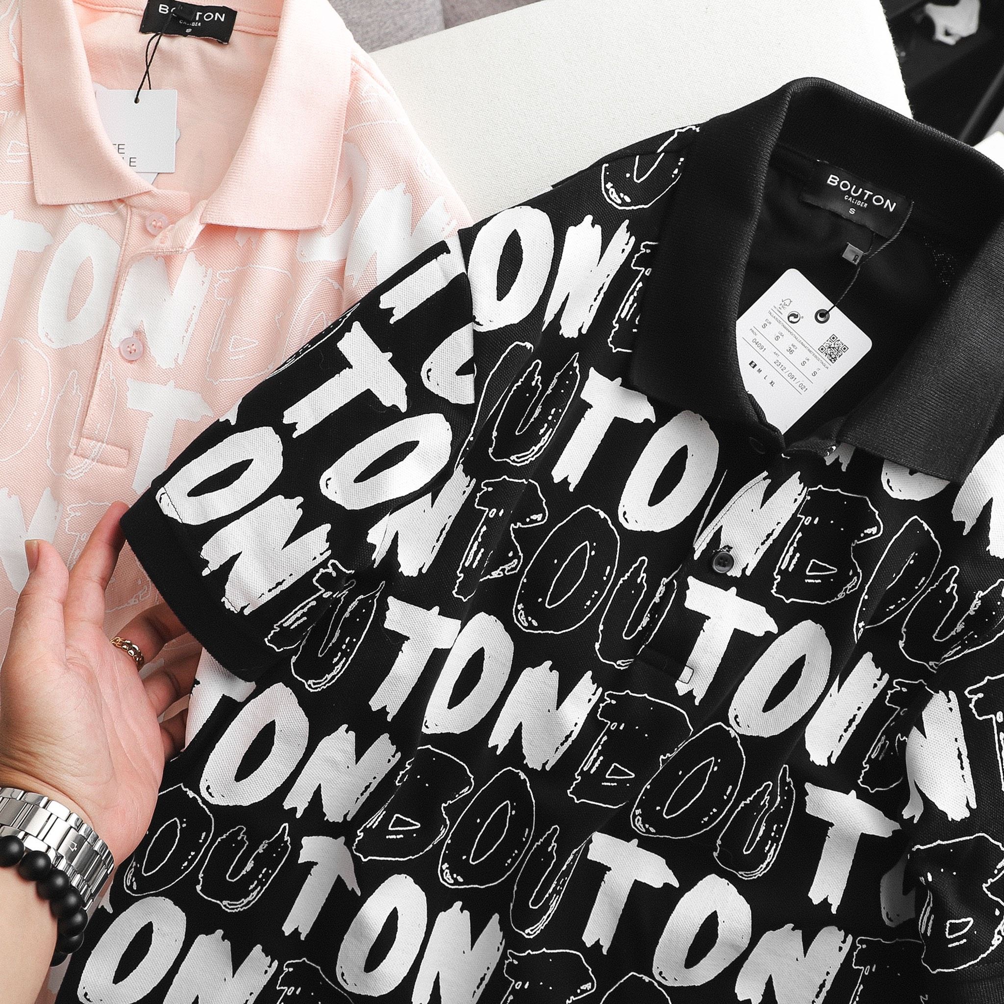 Áo polo BOUTON printed
