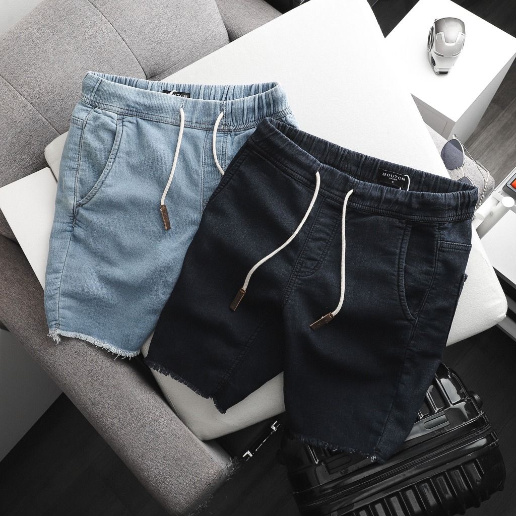Quần short BOUTON soft denim ss21