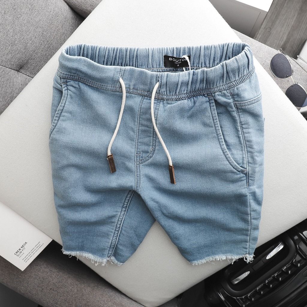 Quần short BOUTON soft denim ss21