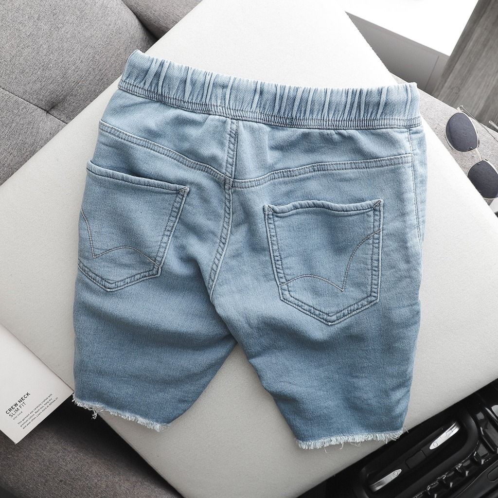 Quần short BOUTON soft denim ss21