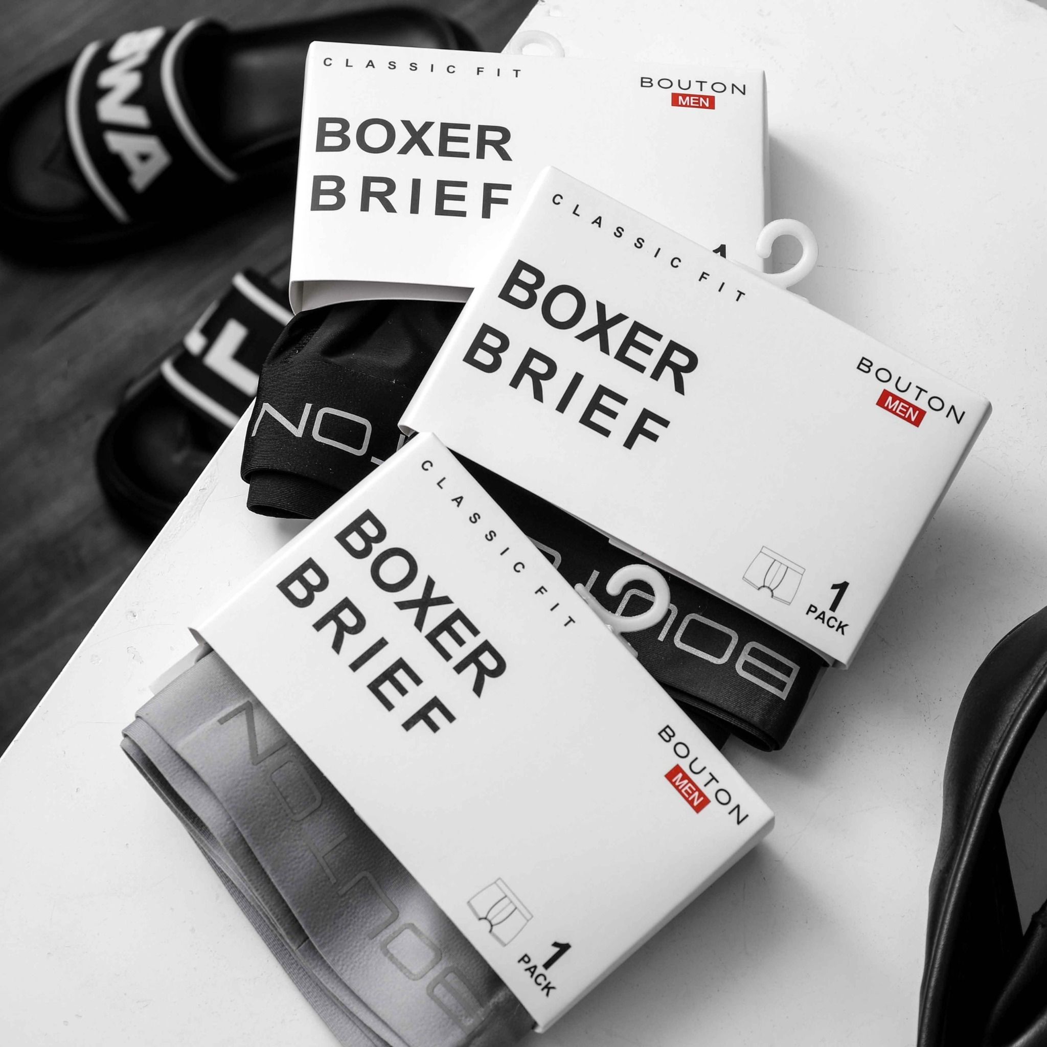 Quần Boxer BOUTON Coolmax Polyester Fabric