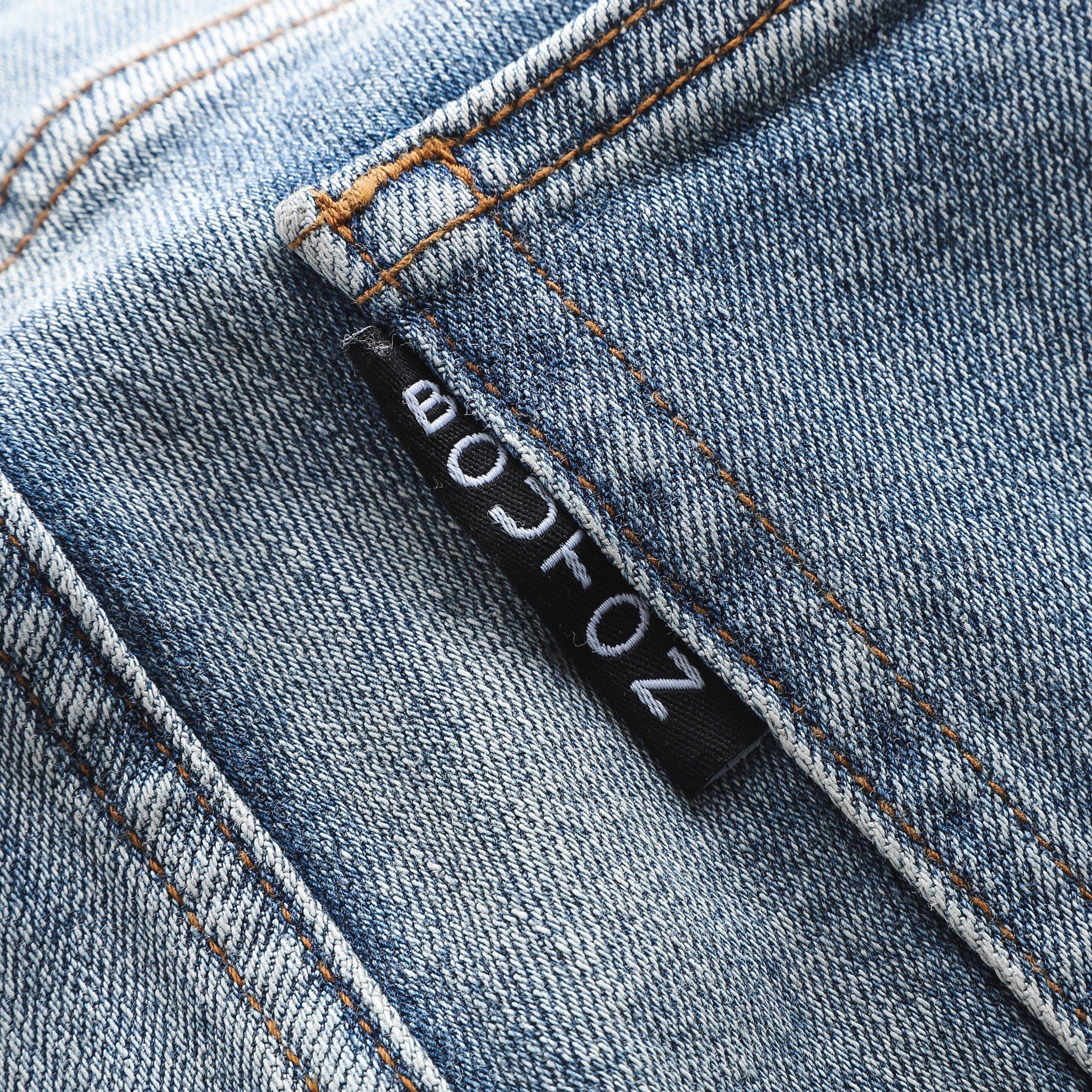 Quần Jeans BOUTON Mix Blue Skinny