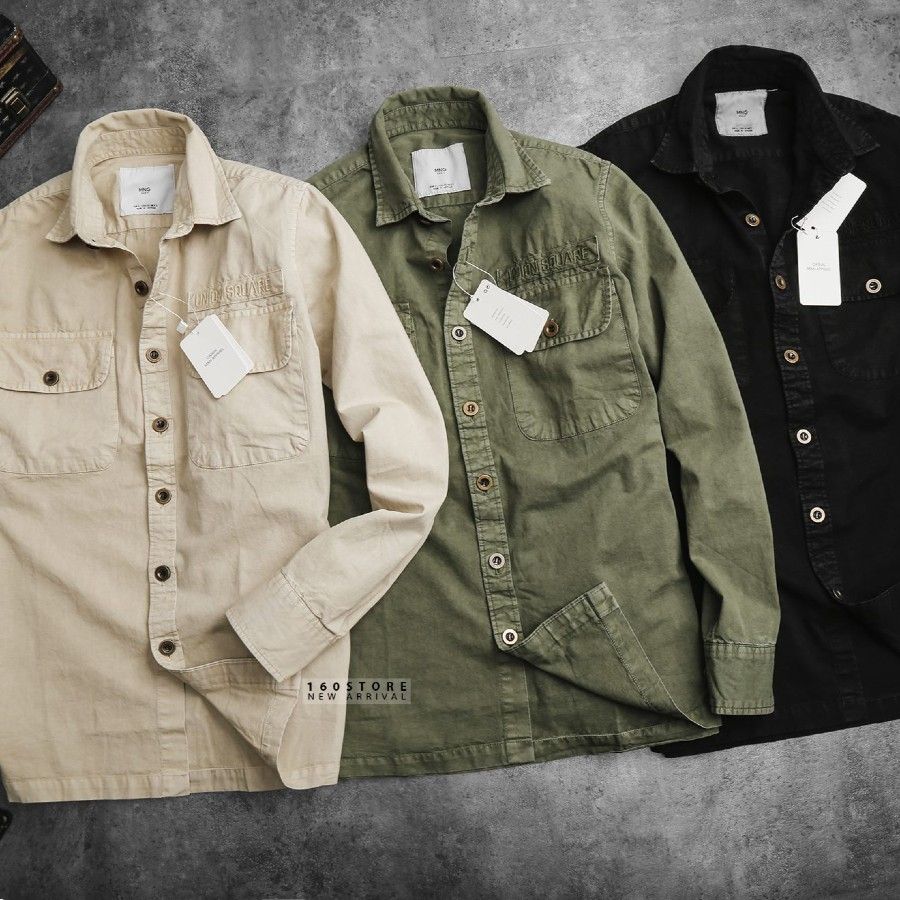 MNG Pocketed Cotton Jacket