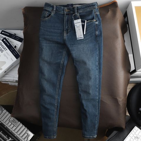 Quần Smart Jean Nam ICONDENIM Org-Blue Smart Fit