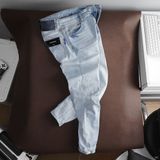 Quần Jeans Vẩy Sơn ICONDENIM Skinny Light Blue Wash