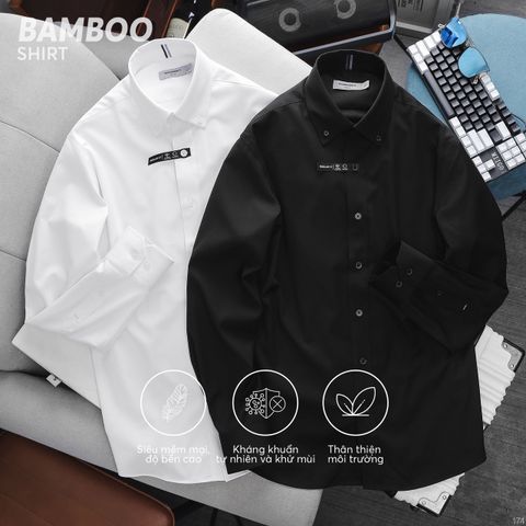 Áo Sơ Mi Nam Tay Dài ICONDENIM Bamboo