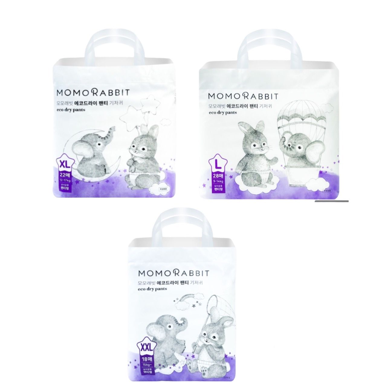 Bỉm Quần Ban Đêm Momo Rabbit