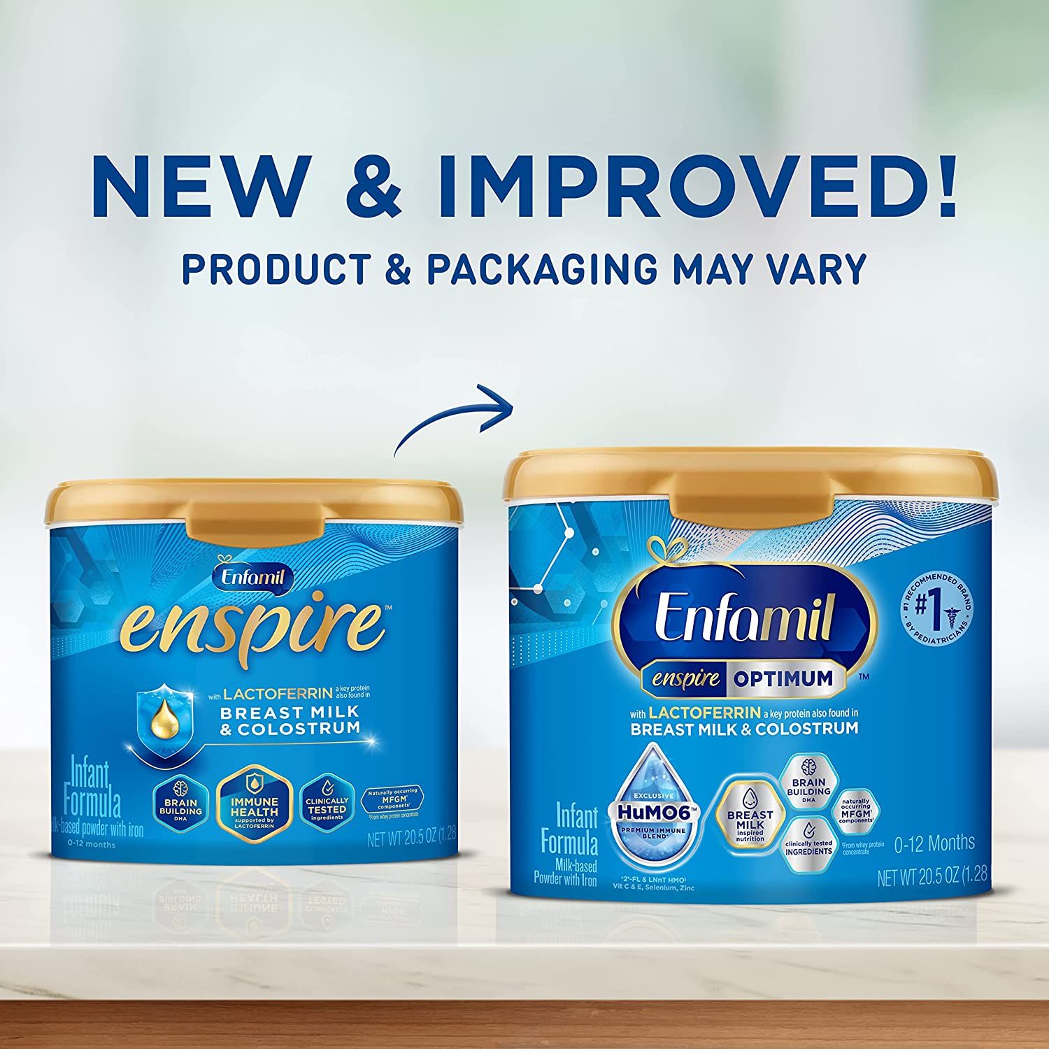 Sữa Enfamil Enspire Optimum Infant Formula Cho Bé 0 - 12 Tháng (581g)