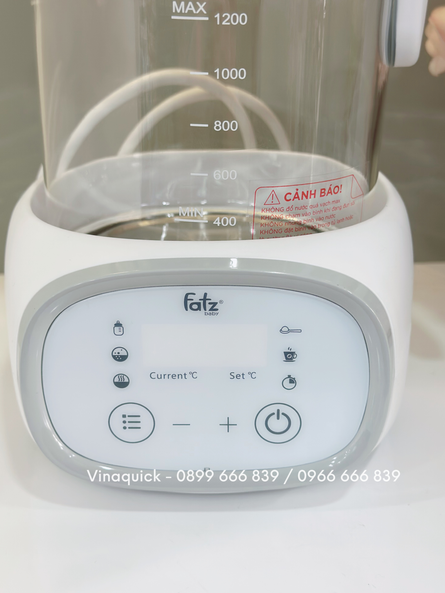 Máy đun và hâm nước pha sữa điện tử Fatzbaby QUICK 9