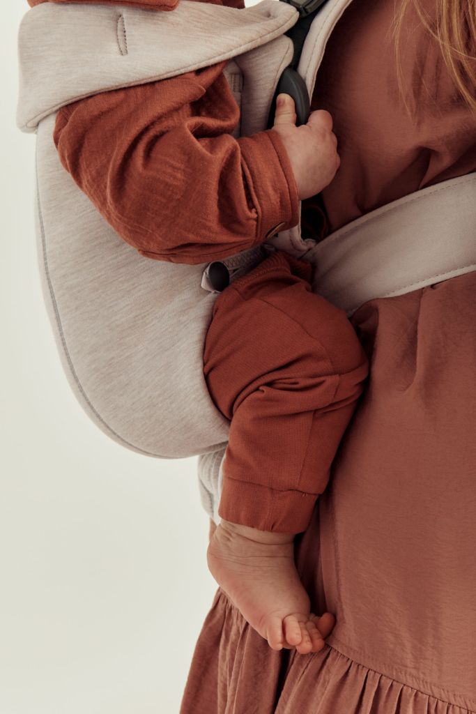 Địu Trẻ Em Baby Bjorn Baby Carrier Mini Vải 3D Jersey