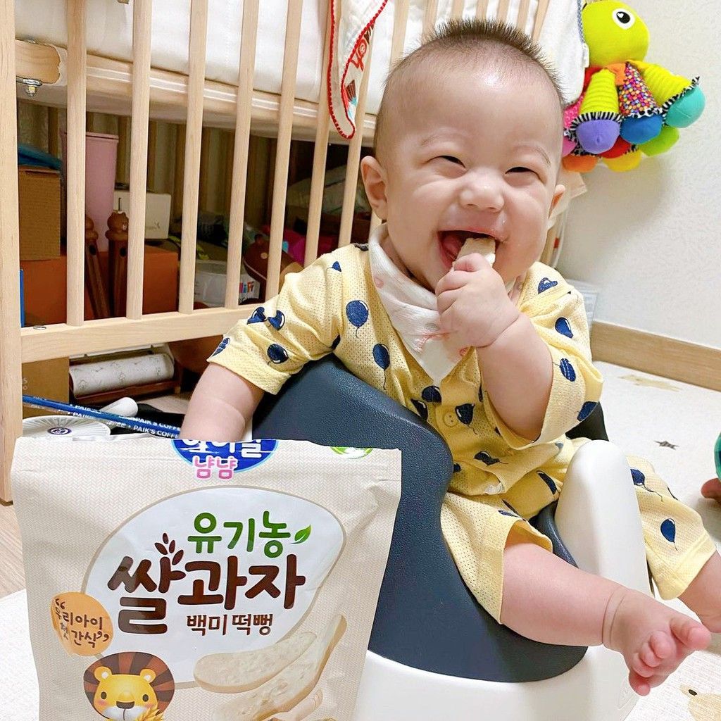 Bánh Gạo Thanh Dẹt Hữu Cơ Hàn Quốc ILDONG AYIYUM 30g (6M+)