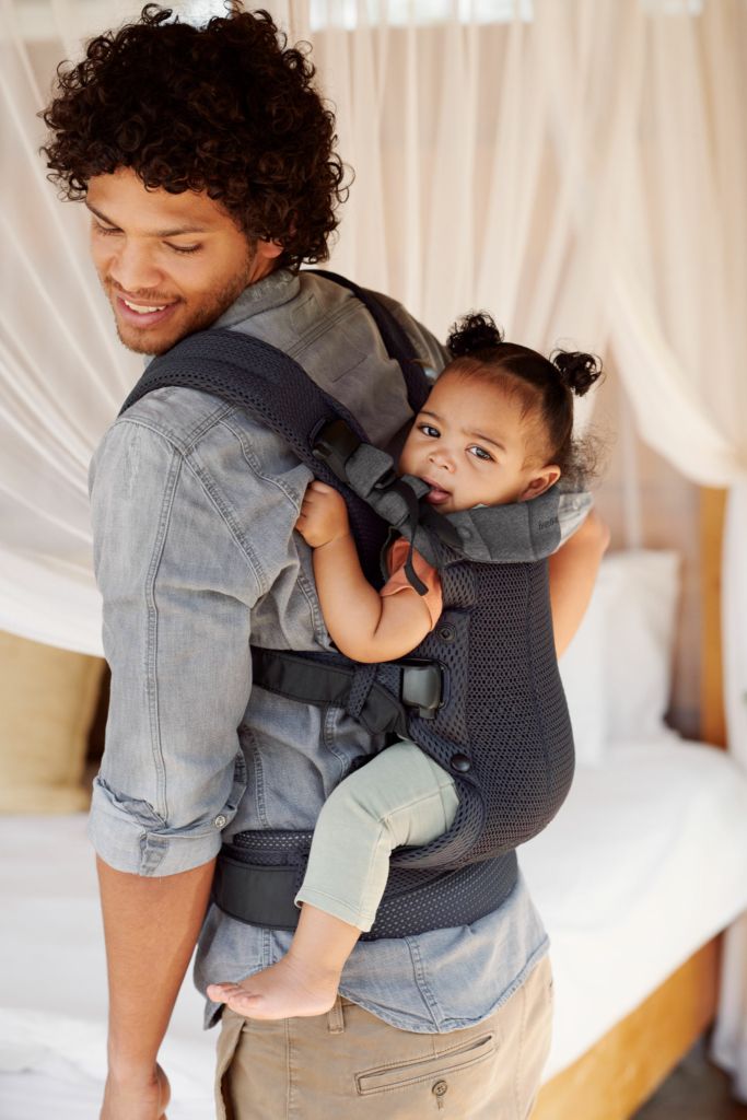 Địu Trẻ Em Baby Bjorn Baby Carrier Harmony - Màu Anthracite