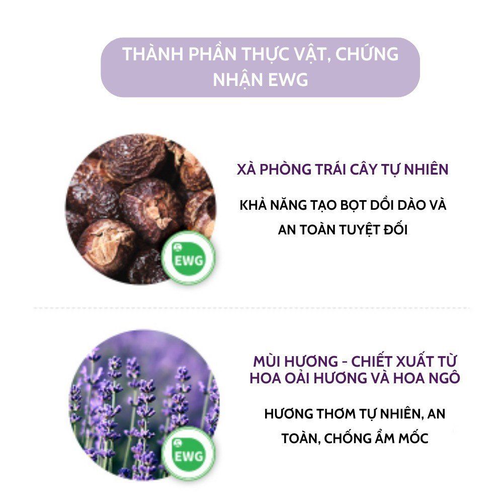  Viên Giặt ALL IN ONE Chiết Xuất Tự Nhiên ATONO2 Cho Bé 30 Viên (0M+) 