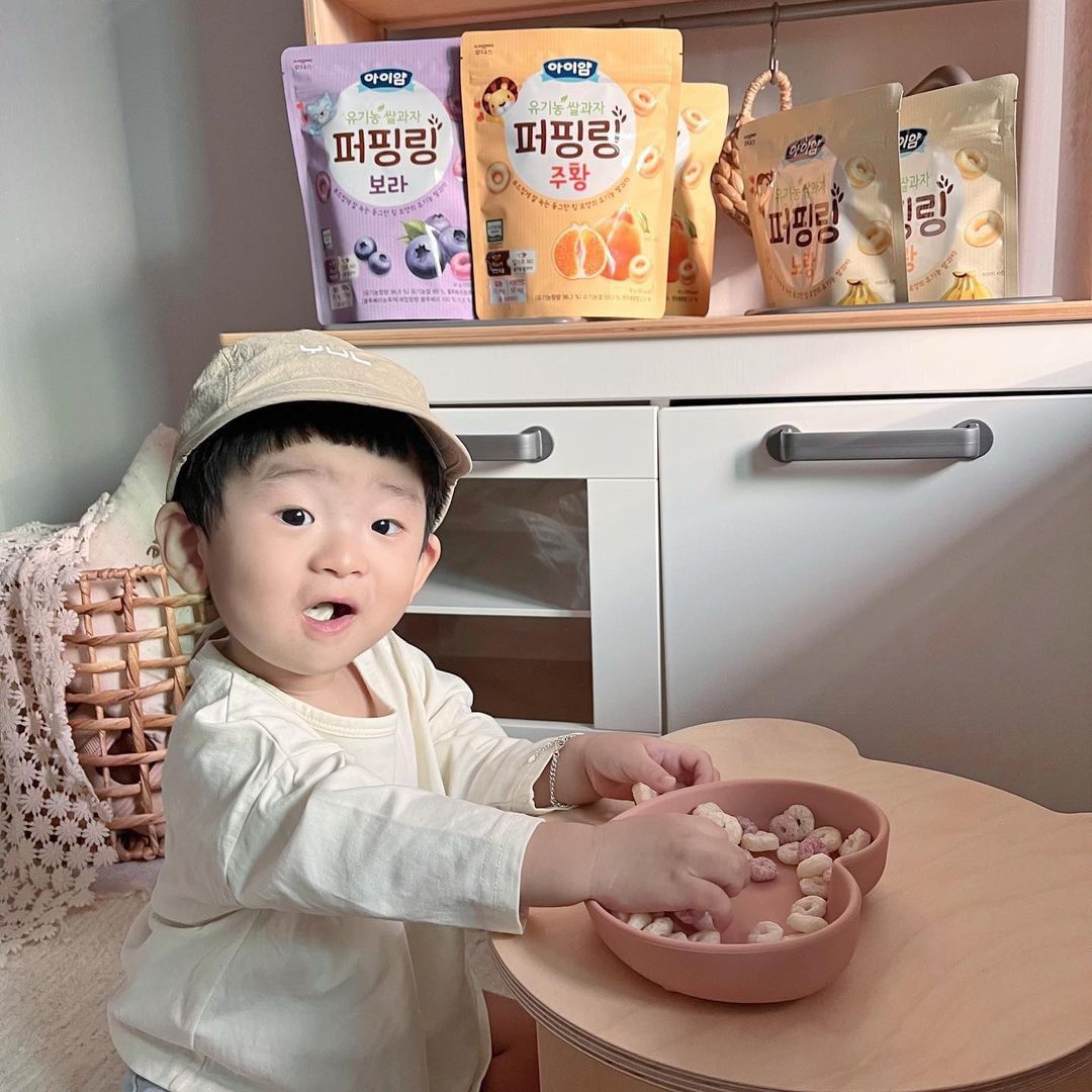 Bánh Gạo Thanh Dẹt Hữu Cơ Hàn Quốc ILDONG AYIYUM 30g (6M+)
