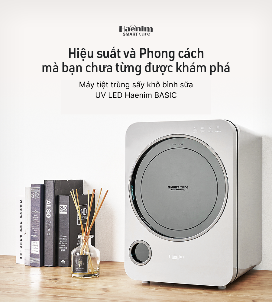 Máy Tiệt Trùng Sấy Khô Bình Sữa UV LED Haenim 3G