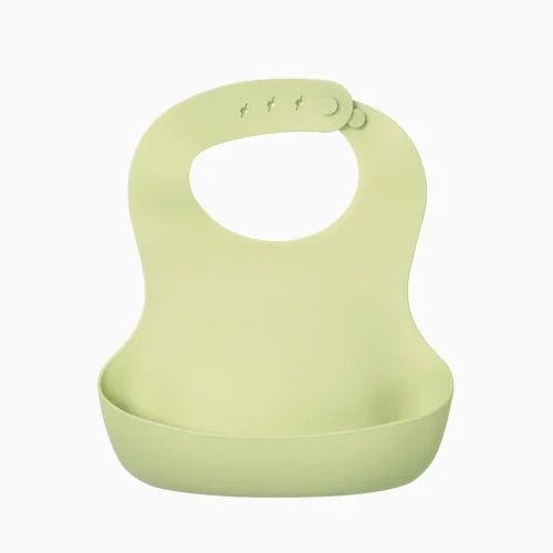 Yếm Ăn Dặm Màu Trơn Silicone Modui Cho Bé Từ 6M+