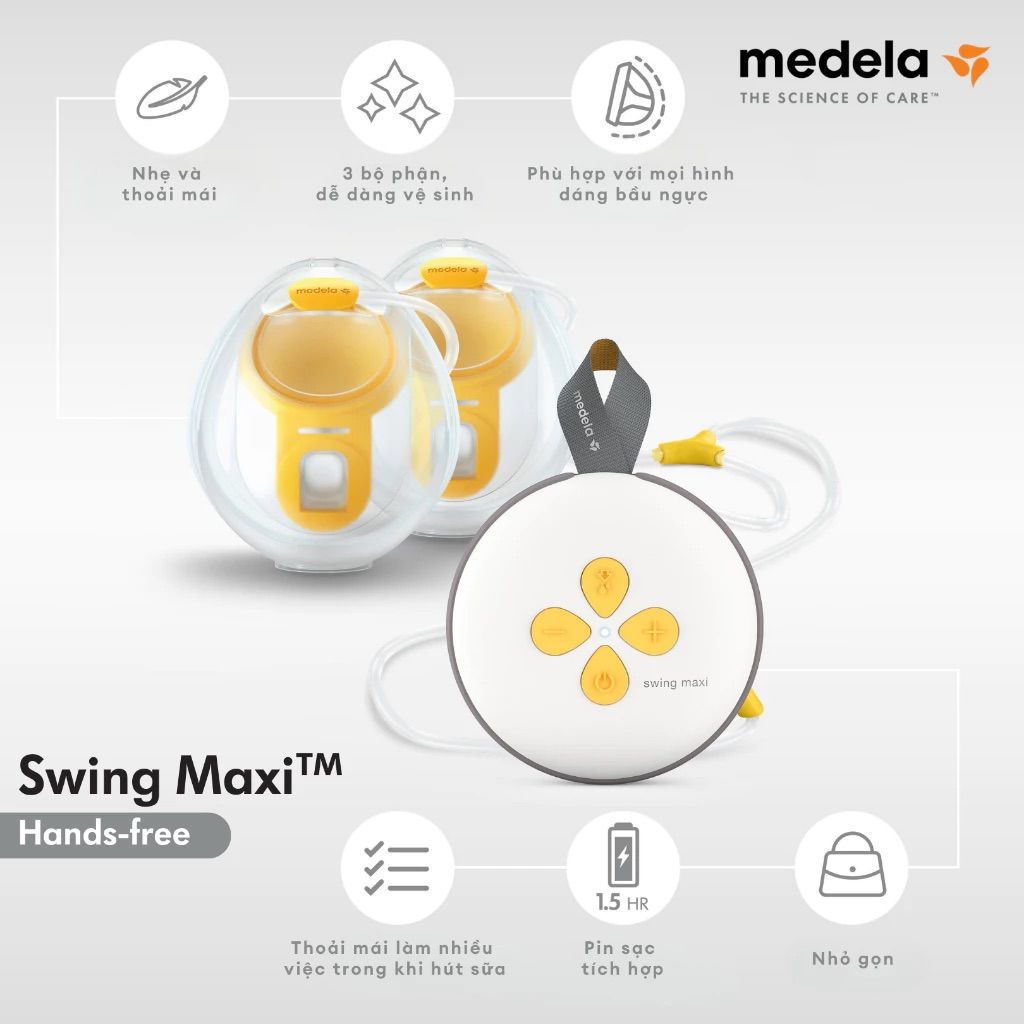 Máy hút sữa rảnh tay Medela Swing Maxi Hands-Free