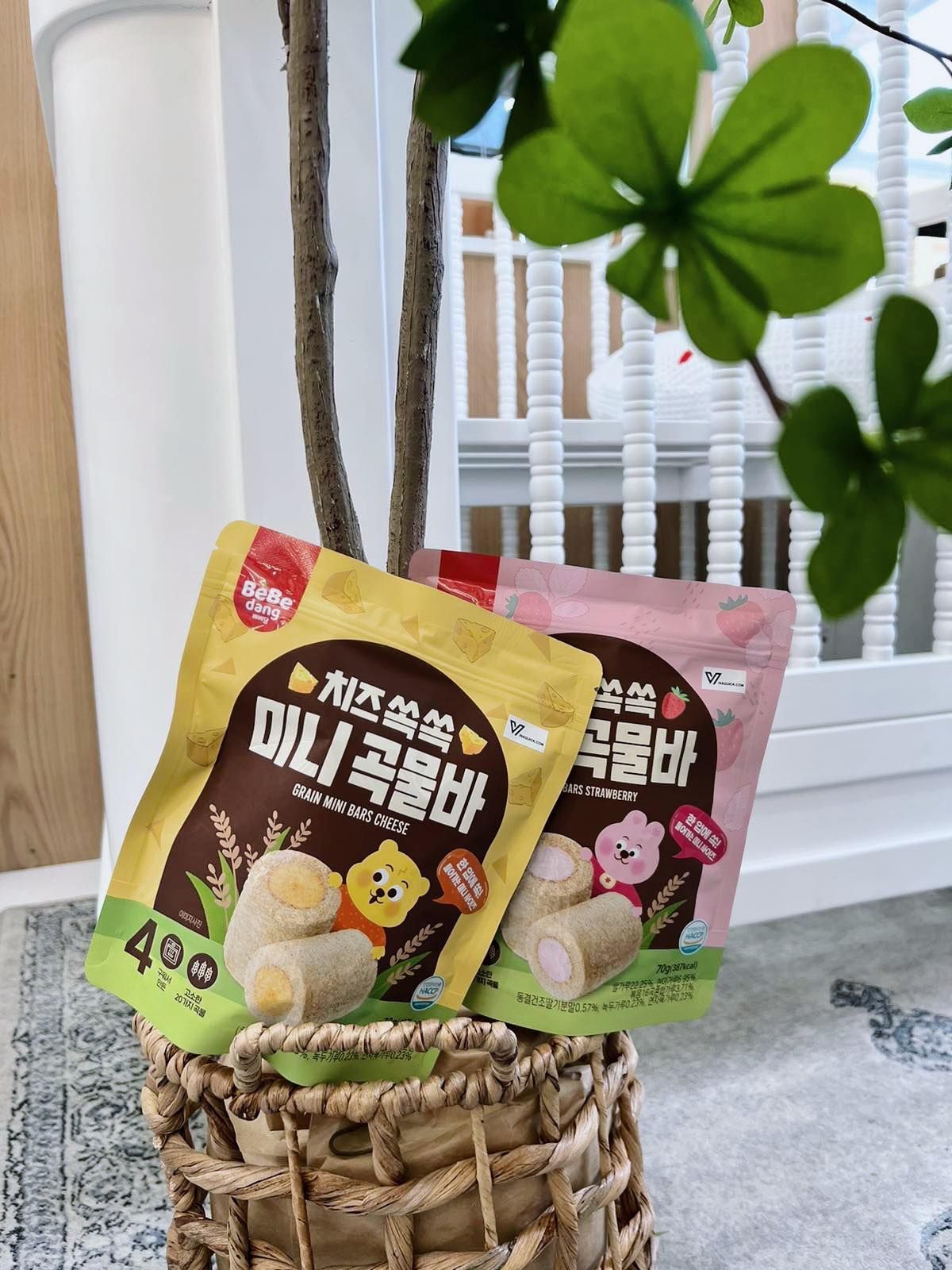 Bánh Cuộn Ngũ Cốc Mini Bebedang Cho Bé Từ 15M+ (70g)