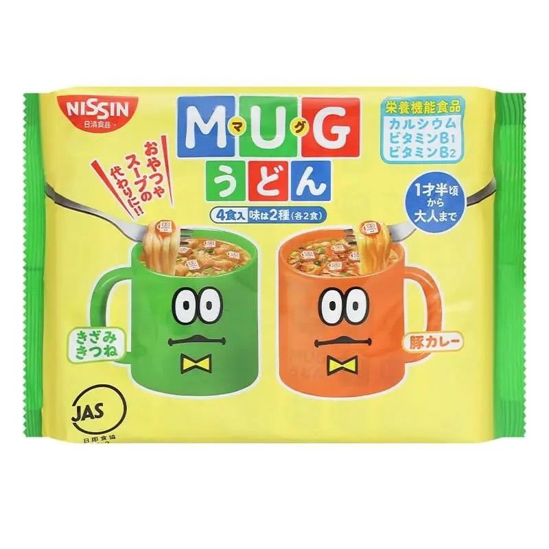 MÌ MUG NISSIN NHẬT BẢN CHO BÉ TRÊN 1 TUỔI