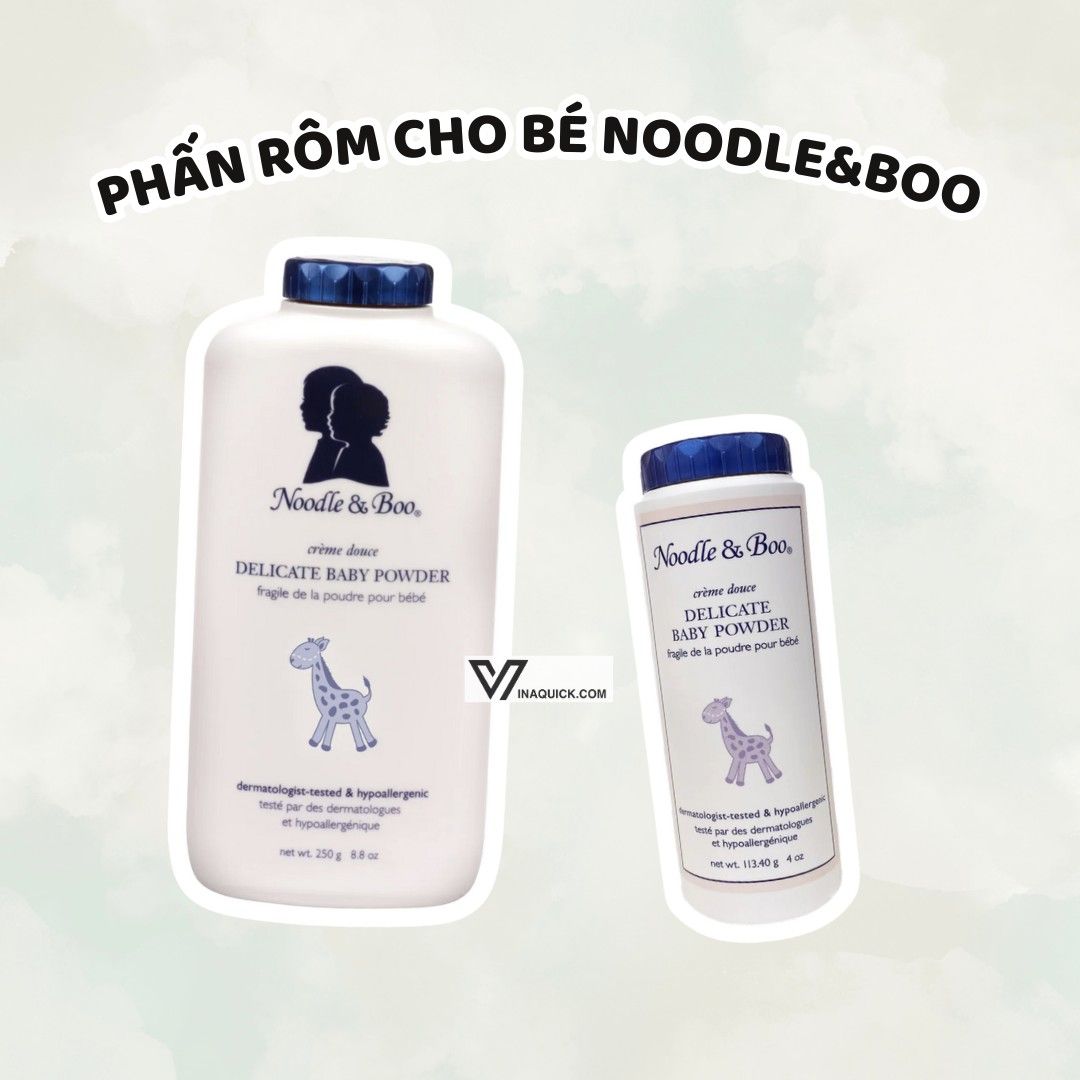 Phấn Rôm Cho Bé Noodle & Boo