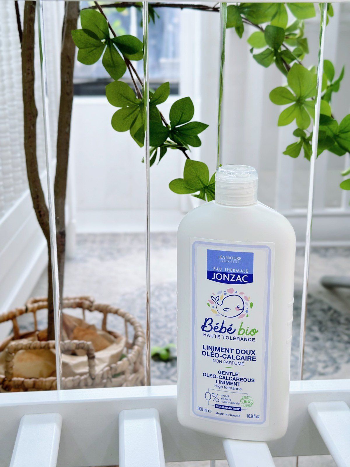 Dung Dịch Vệ Sinh Vùng Mặc Tã Và Ngừa Hăm Hữu Cơ Jonzac Liniment Cho Bé Từ Sơ Sinh 500ml